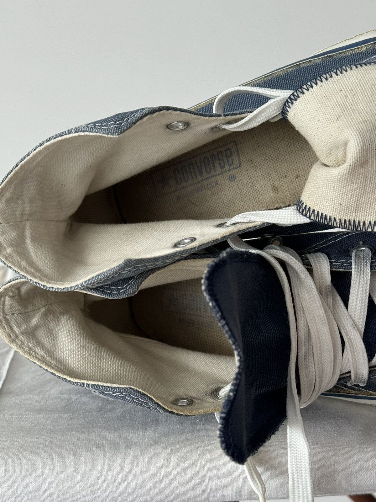 Converse × Vintage Vintage 80s Converse Chuck Taylor Made In USA High Top Size US 5 / IT 35 - 7 Thumbnail