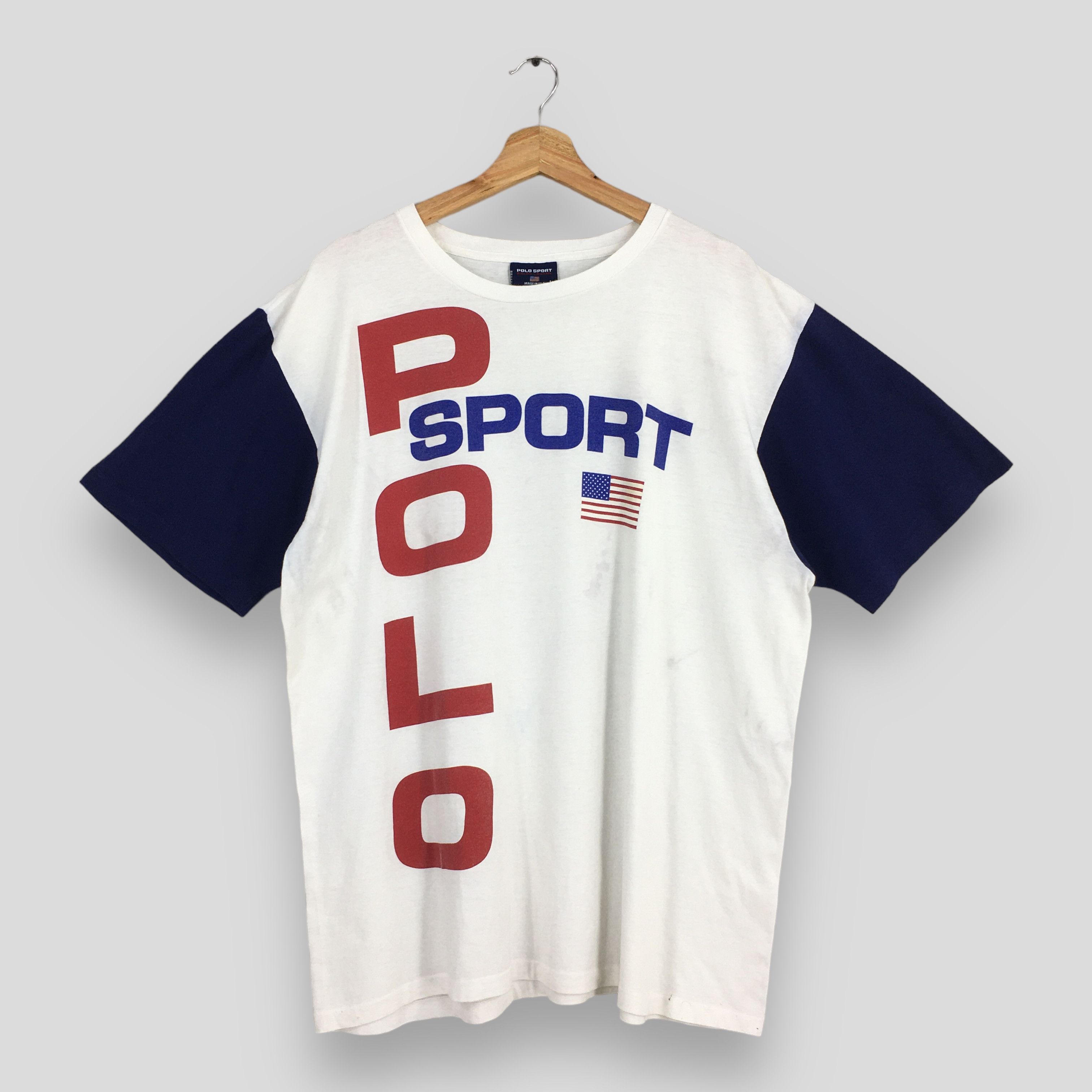 Polo Ralph Lauren Vintage 90's Polo Sport Ralph Lauren Tshirt Large Size US L / EU 52-54 / 3 - 1 Thumbnail