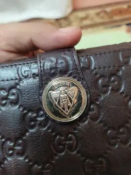 Leather × Vintage OLD Vintage Leather (G u c c i) Wallet with Steel Logo Size ONE SIZE - 23 Thumbnail