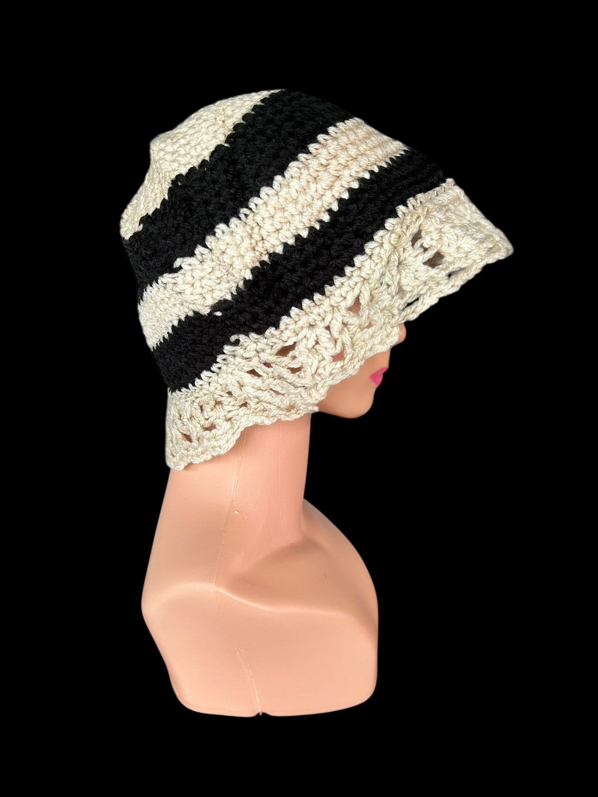 Japanese Brand × Kapital × Vintage Crochet Knitted Handmade Bucket Hats Size ONE SIZE - 2 Thumbnail