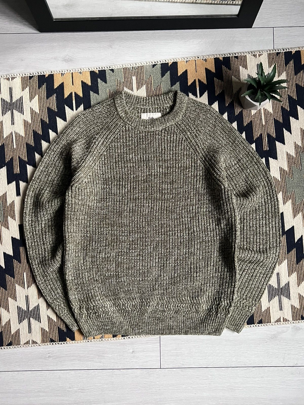 Folk Folk Blend Knitted Crew Neck Sweater Size US M / EU 48-50 / 2 - 2 Thumbnail
