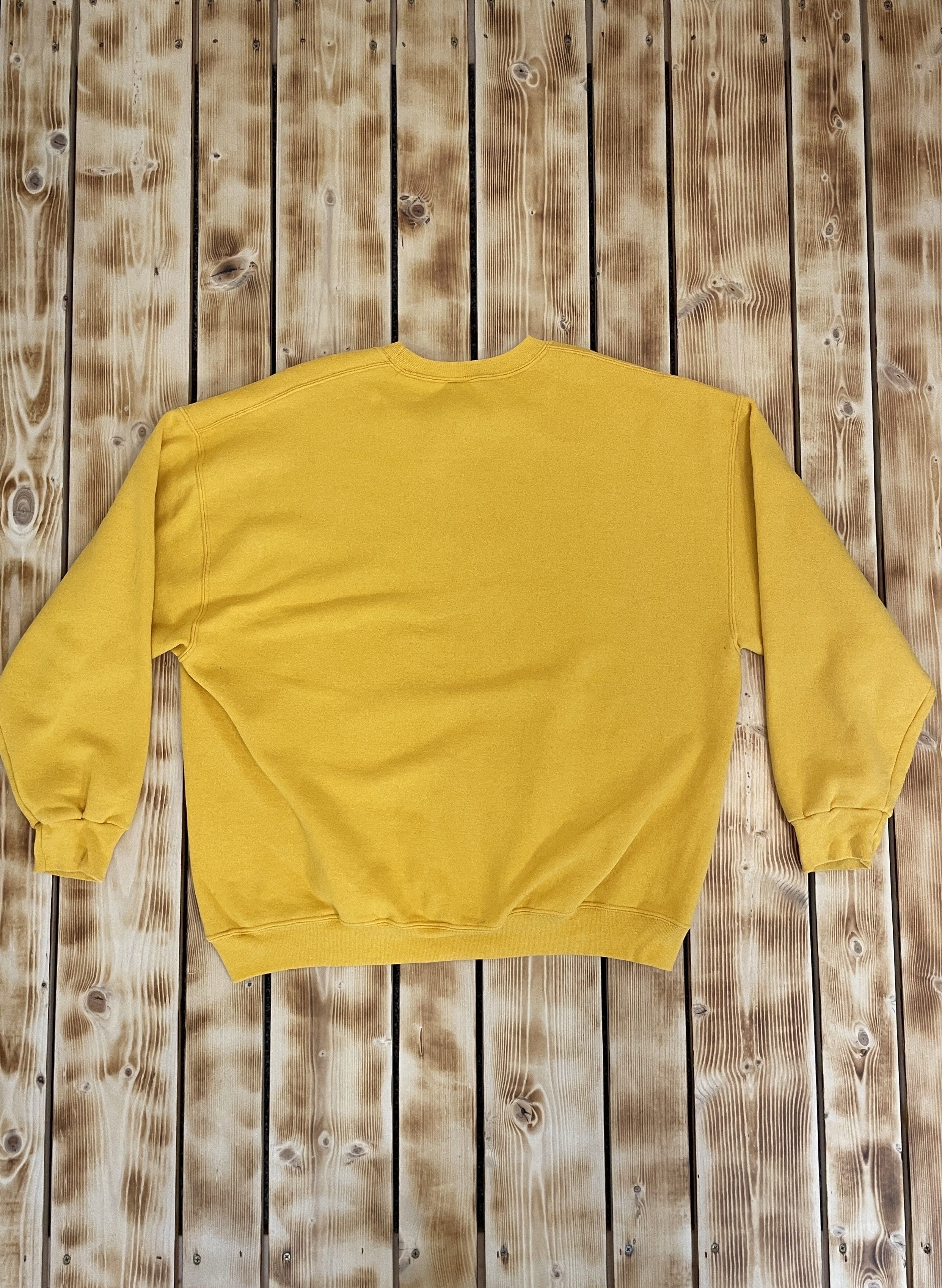 Russell Athletic Y2K Russell Athletic Blank Yellow Sweatshirt Size US XXL / EU 58 / 5 - 11 Thumbnail