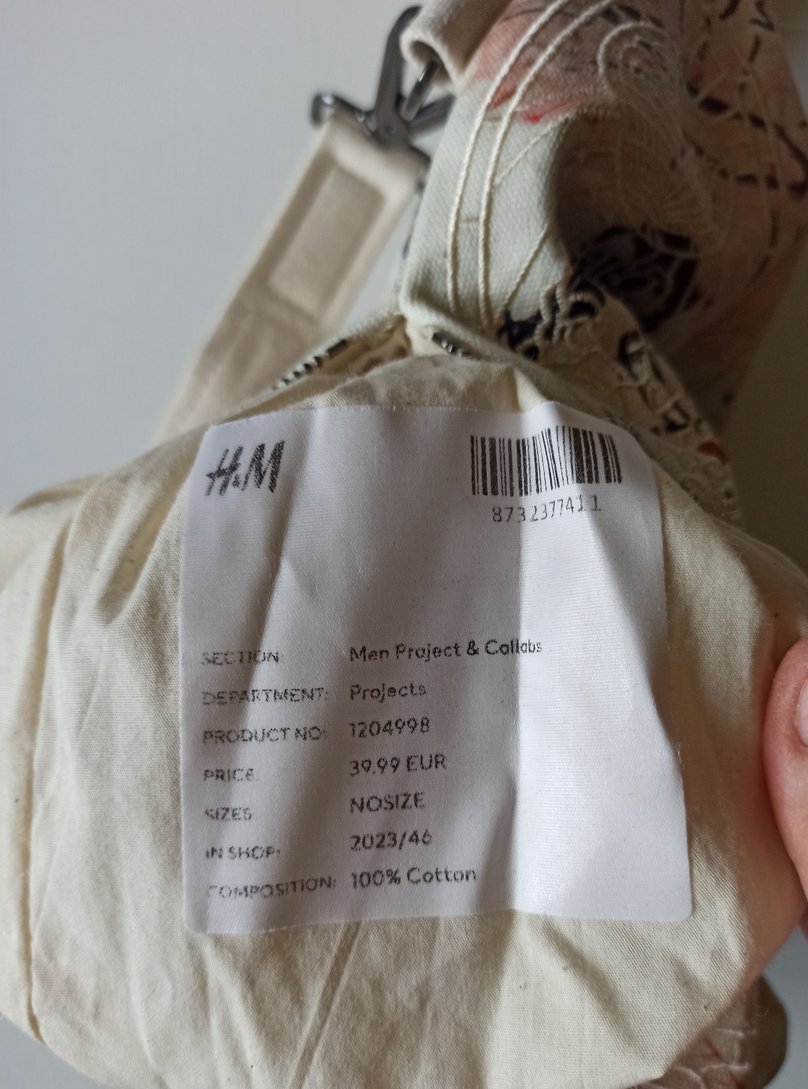 Jean-Michel Basquiat Basquiat X H&M - Canvas Bottle Bag Size ONE SIZE - 4 Thumbnail