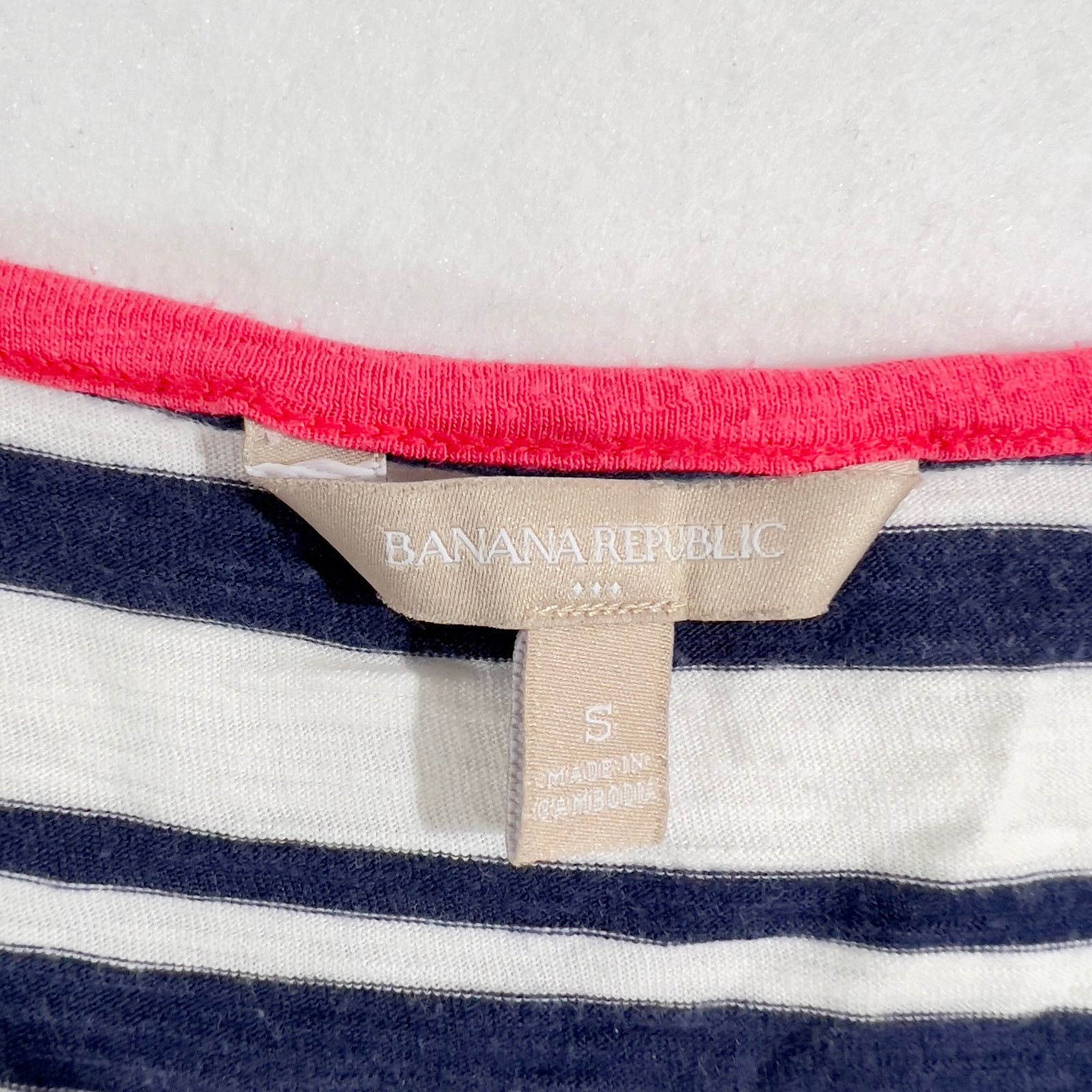 Banana Republic Banana Republic Outlet Shirt Woman S 3/4 Sleeves Boat Neck Size S / US 4 / IT 40 - 2 Thumbnail