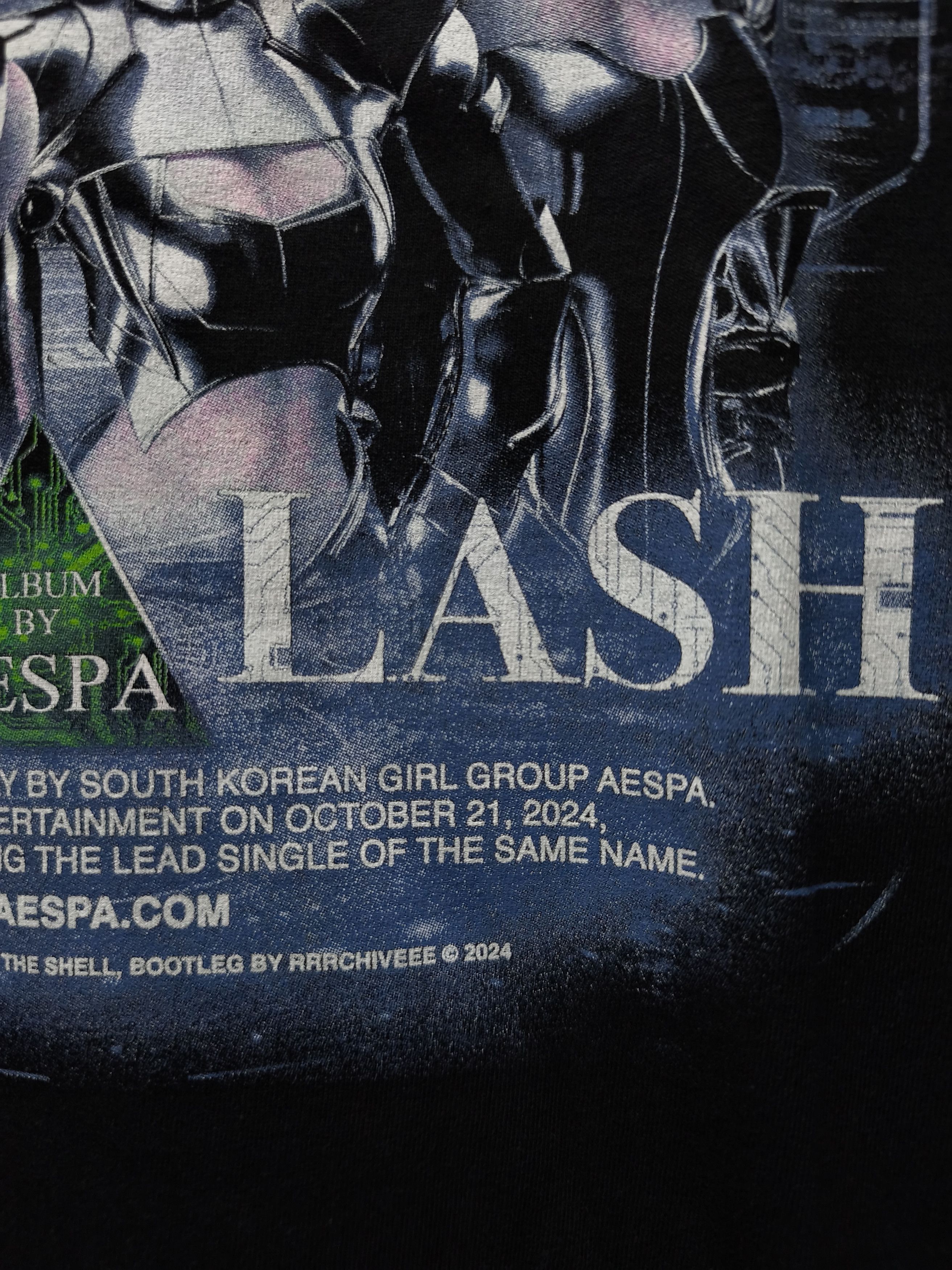 Rap Tees Aespa In The Shell Whiplash T-shirt Size US XL / EU 56 / 4 - 8 Thumbnail