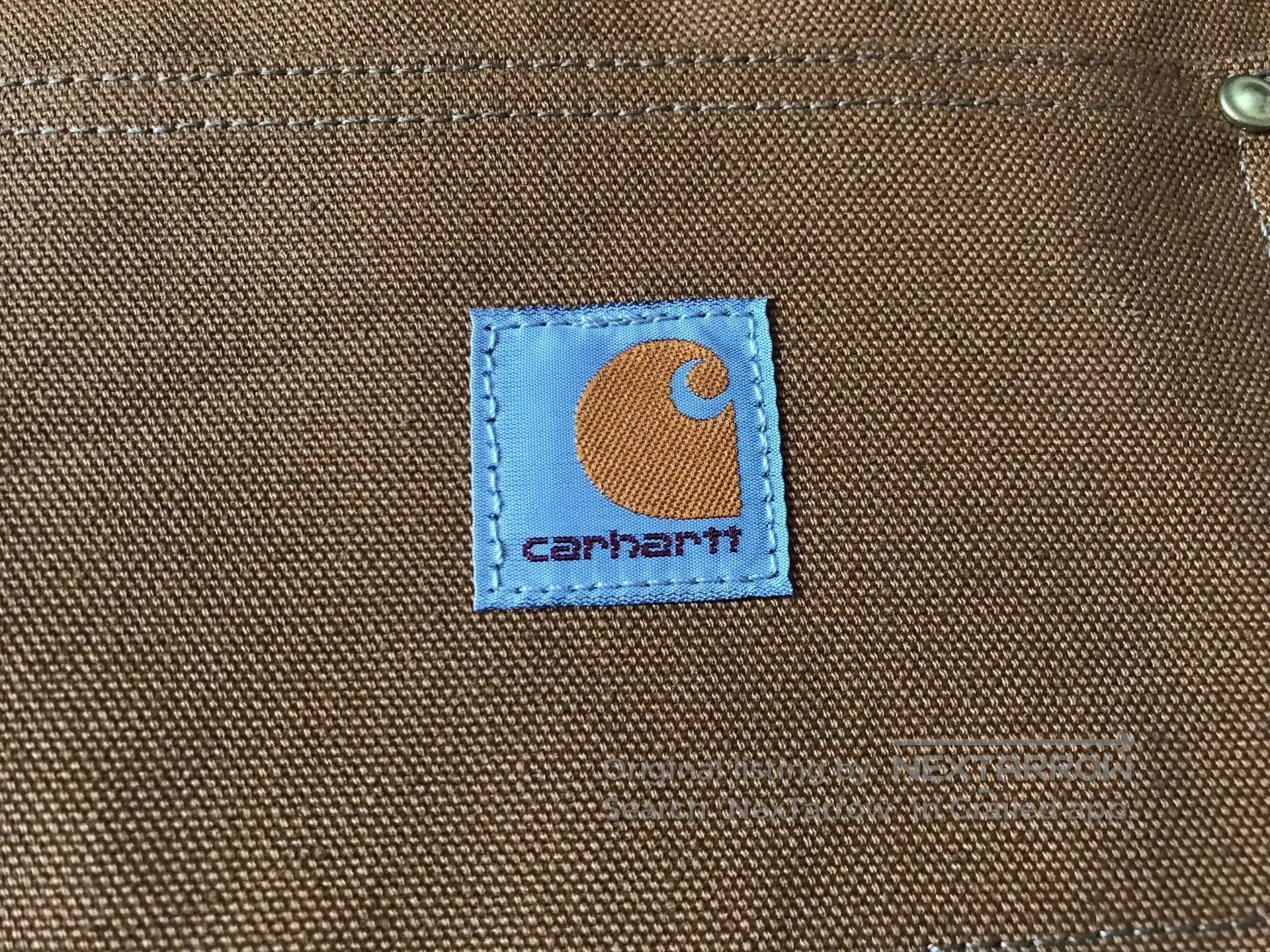 Carhartt Carhartt B01 BRN Canvas Work Pants W34L30. Size US 34 / EU 50 - 6 Thumbnail