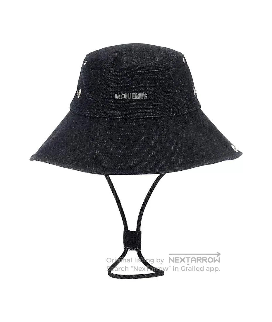 Jacquemus 25SS Reversible Denim Bucket Hat.