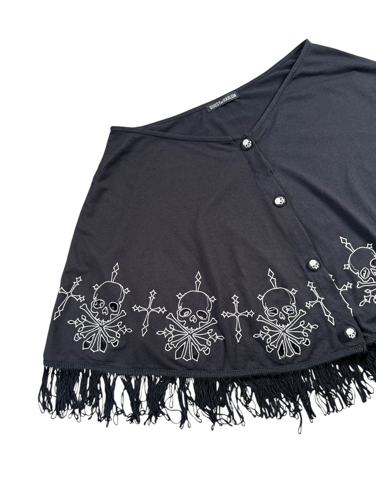 Japanese Brand × Seditionaries Ghost Of Harlem 🇯🇵 Cross Skulls Embroidered Cloak Size US S / EU 44-46 / 1 - 5 Thumbnail