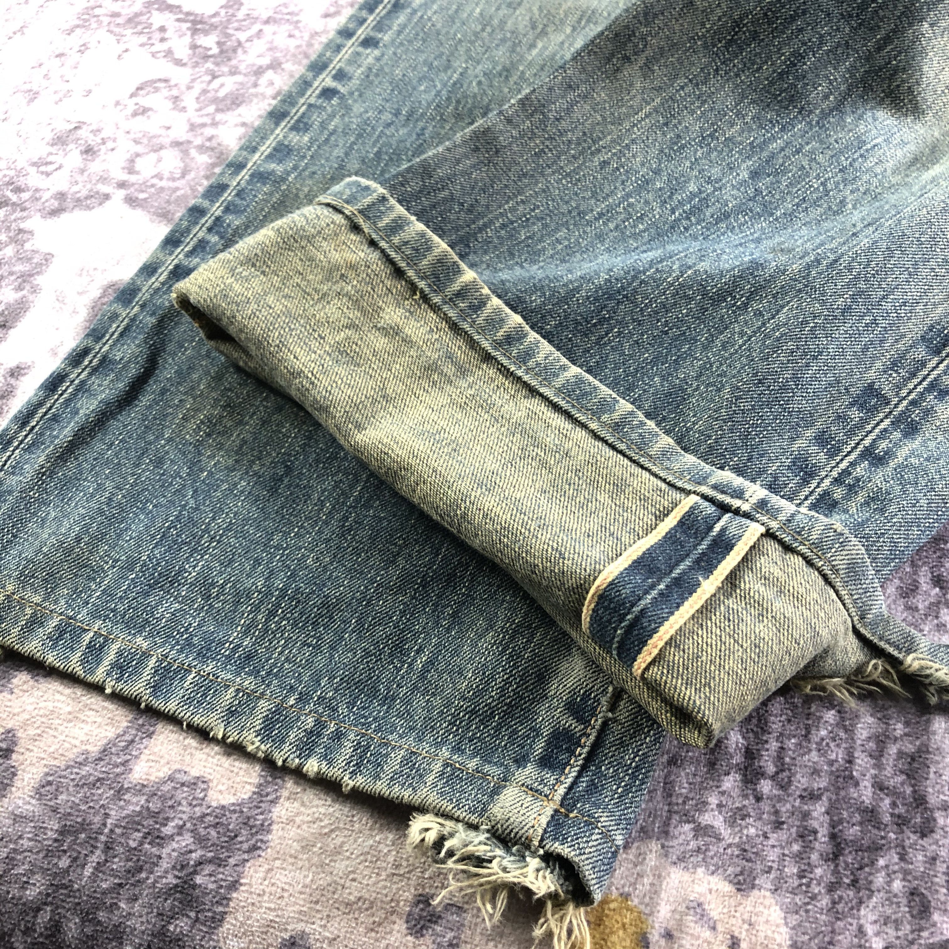 Edwin Vintage 90s Rusty Edwin 505 Selvedge Jeans-JM3566 Size US 33 - 6 Thumbnail