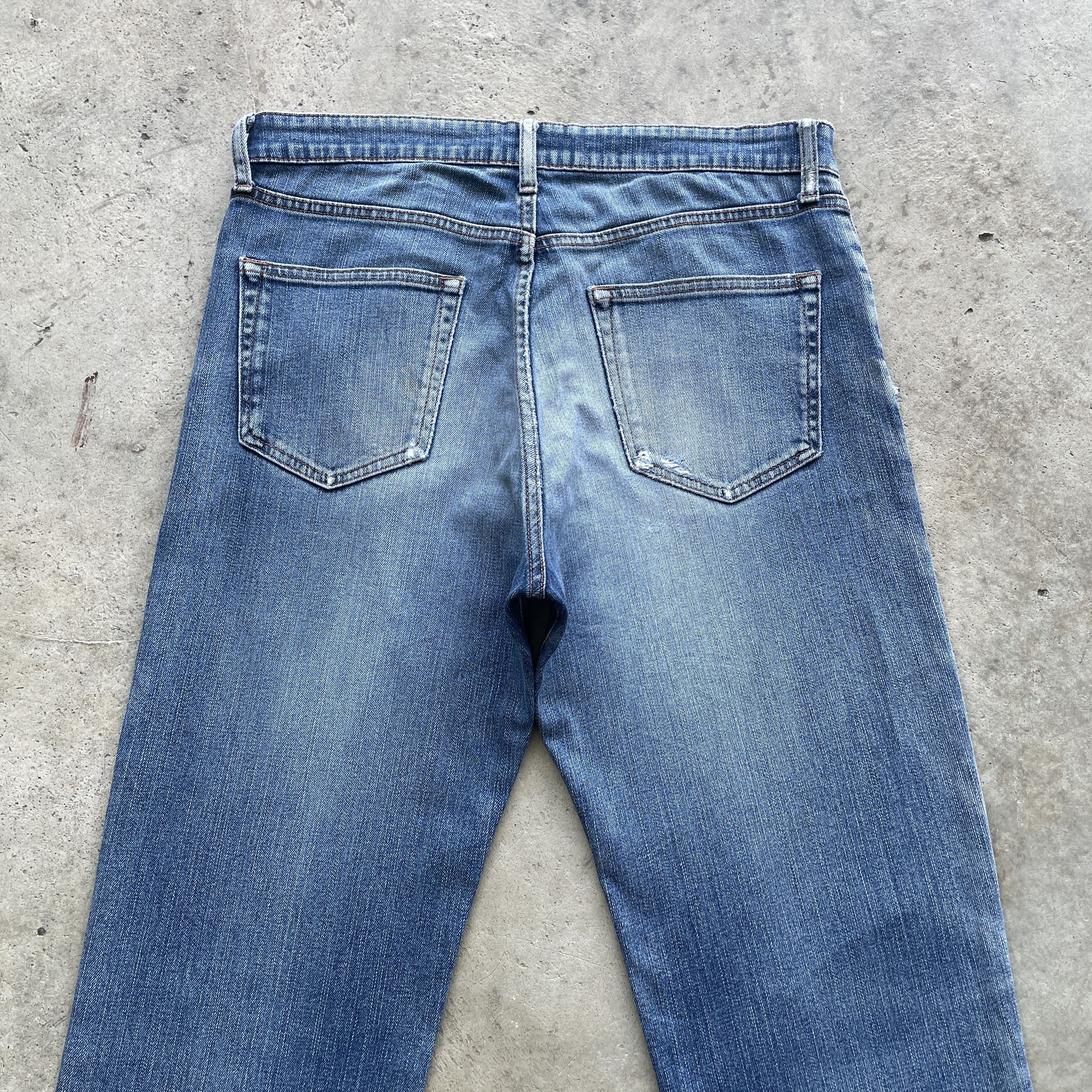 Japanese Brand VINTAGE JAPANESE DISTRESSED JEANS FADED DENIM PANTS W33 Size US 33 - 8 Thumbnail