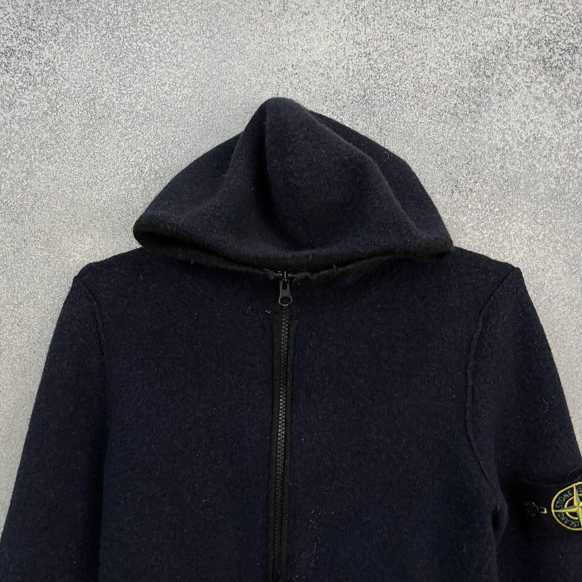 Stone Island Vintage Stone Island Zip Hoodie Jacket Wool Size US XS / EU 42 / 0 - 4 Thumbnail