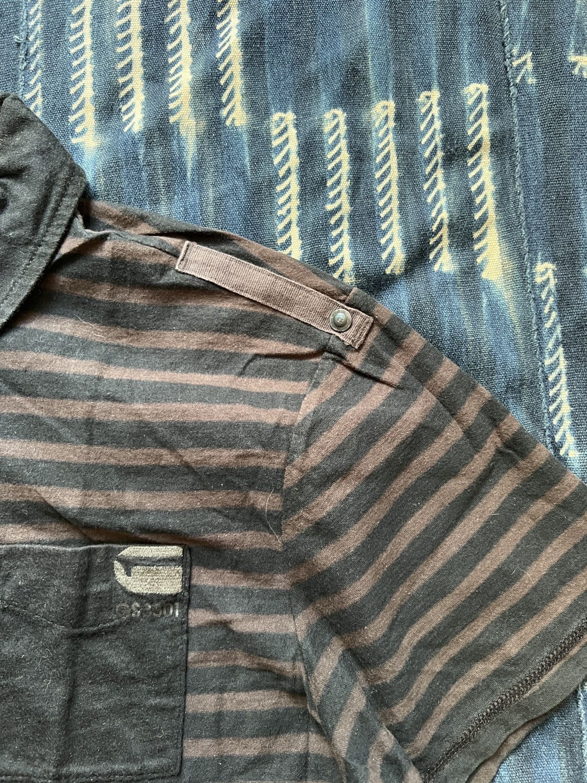 G-Star G-Star Raw Vintage Stripe Polo Shirt Size US XL / EU 56 / 4 - 4 Thumbnail