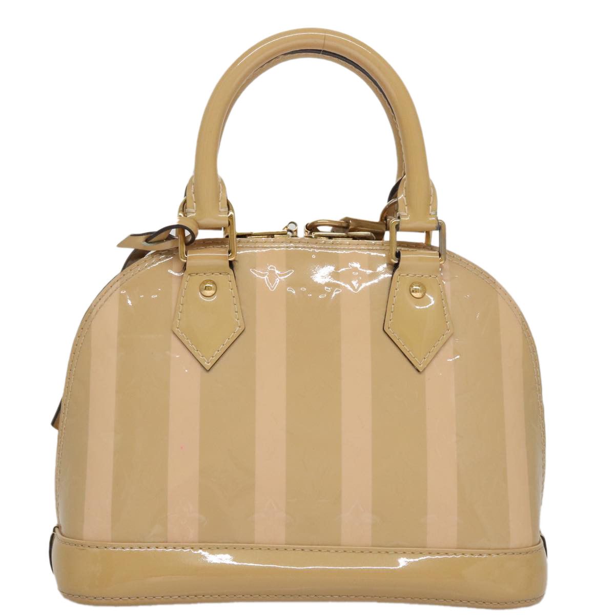Louis Vuitton Alma Bb Beige Patent Leather Handbag (Pre-Owned) Size ONE SIZE - 1 Thumbnail