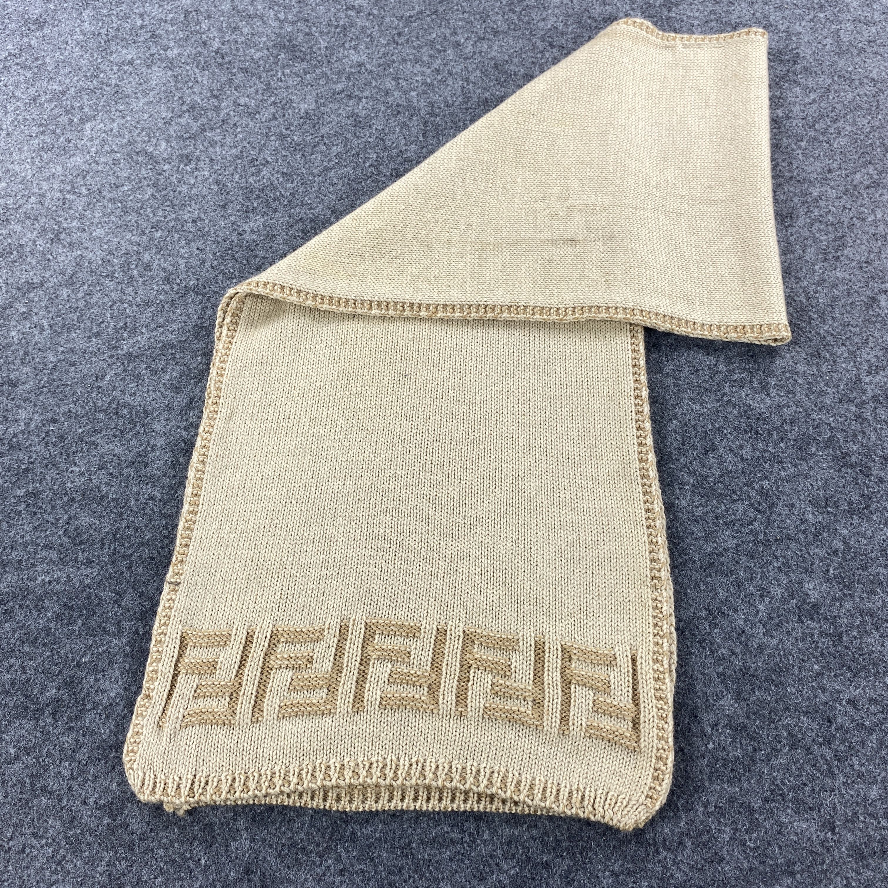 Fendi × Vintage FENDI Scarf # Muffler # Neckwear # D471 Size ONE SIZE - 6 Thumbnail