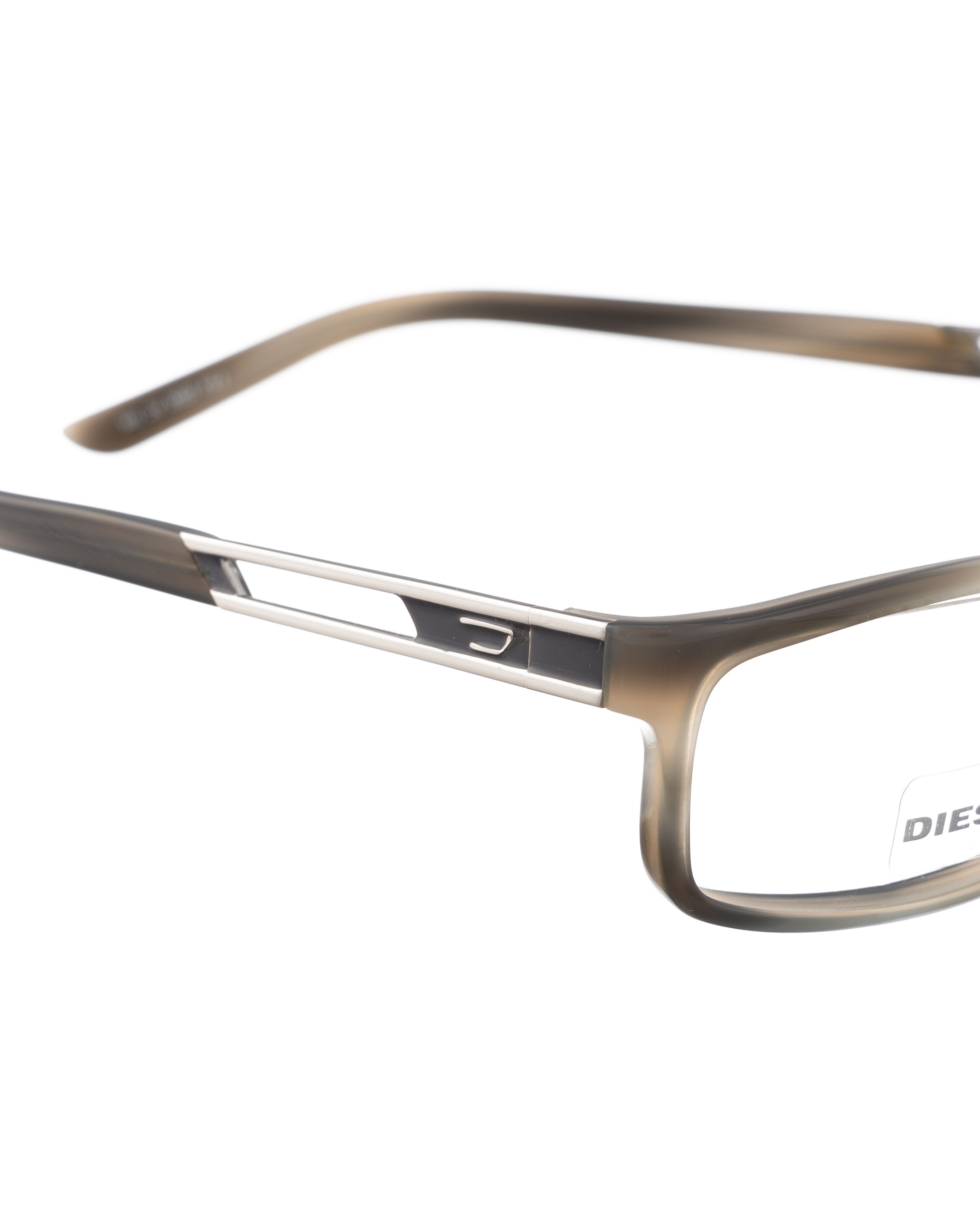 Diesel Diesel 00s Grey Abstract Rectangular Glasses Size ONE SIZE - 3 Thumbnail