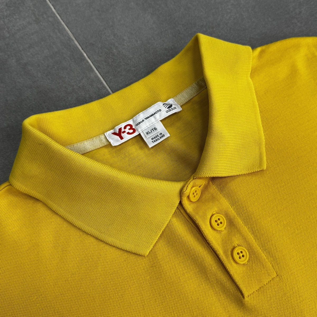 Yohji Yamamoto Adidas Yohji Yamamoto Y-3 Short Sleeve Logo Men Polo Shirt Size US XL / EU 56 / 4 - 8 Thumbnail