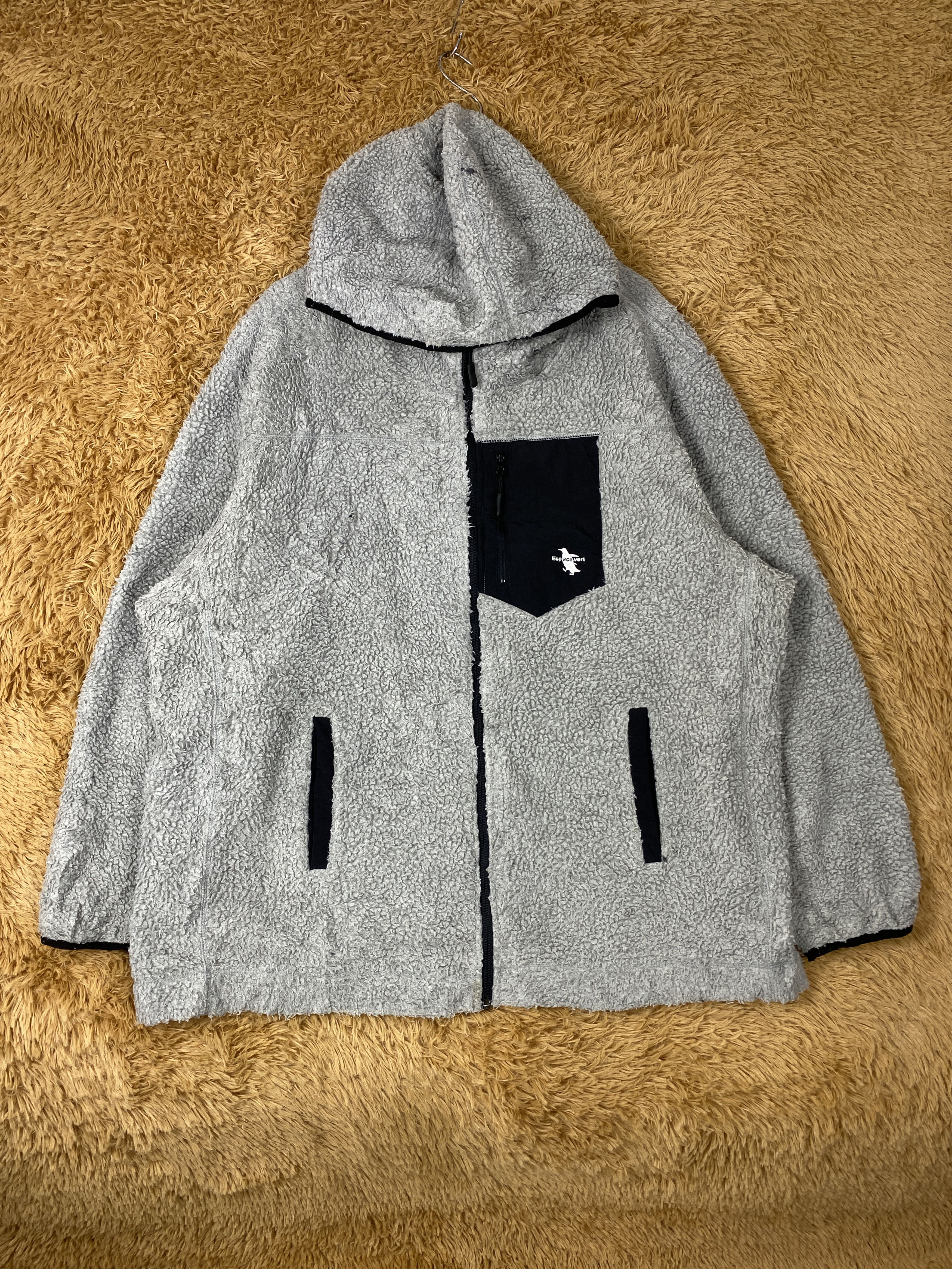 Japanese Brand Vintage Espace Vert Cross The Greatess Fleece Jacket J2000 Size US XXL / EU 58 / 5 - 1 Thumbnail