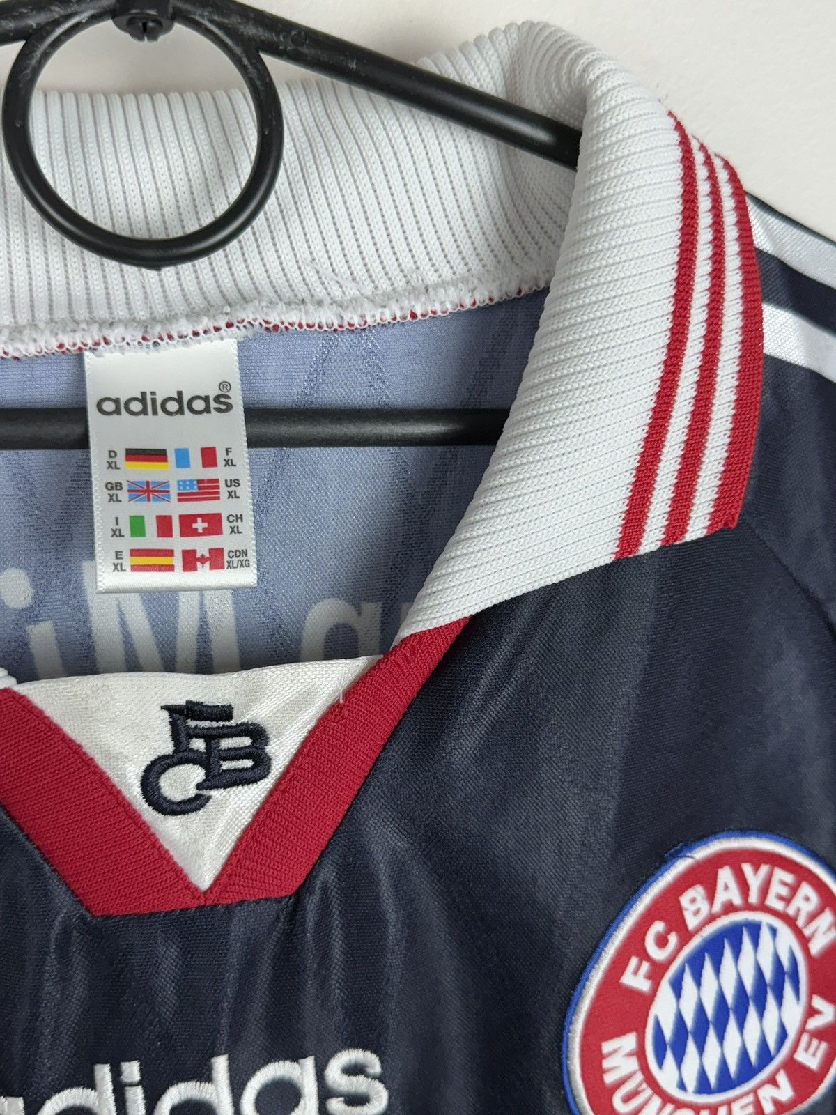 Adidas Football Adidas Bayern Opel 90s t-shirt original item Size US XL / EU 56 / 4 - 3 Thumbnail