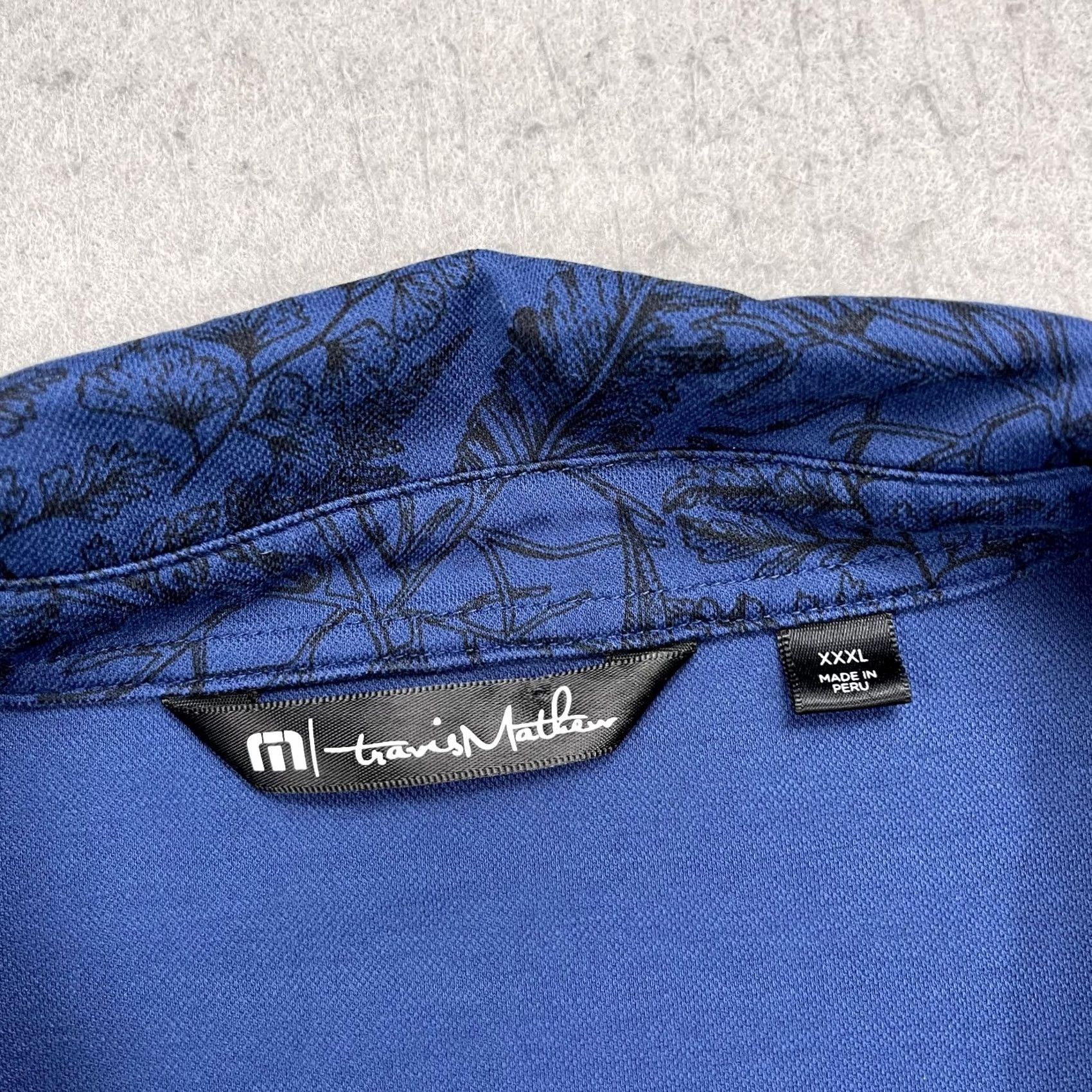TravisMathew Travis Mathew Polo Shirt Mens 3XL Blue Bearville Floral Beach Golf AOP Summer Shirt Mens 3XL Blue Floral Beach Golf Size US XXL / EU 58 / 5 - 4 Thumbnail