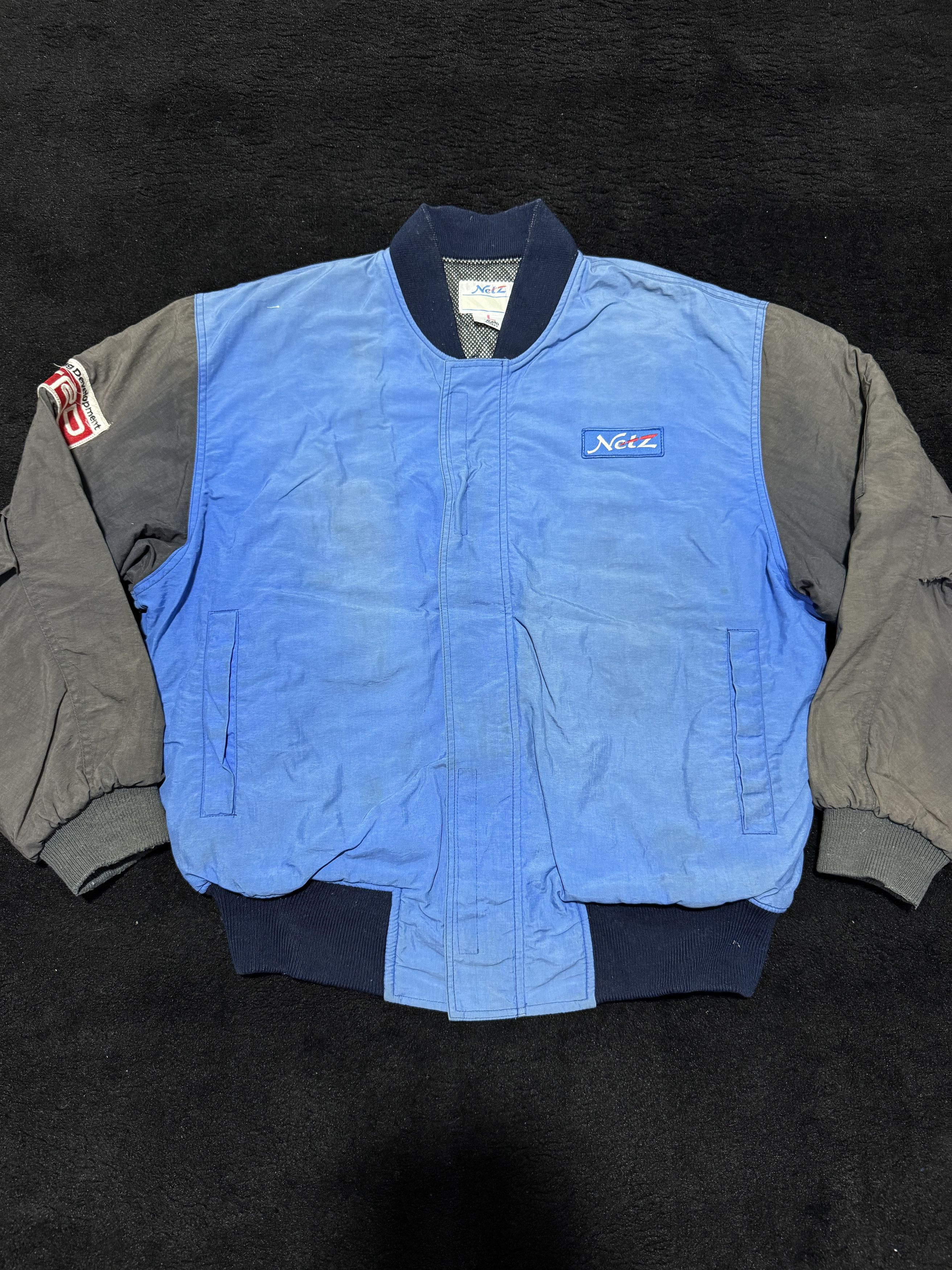Japanese Brand Vintage Toyota Netz TRD Bomber Jacket Sun Faded Size US L / EU 52-54 / 3 - 1 Thumbnail