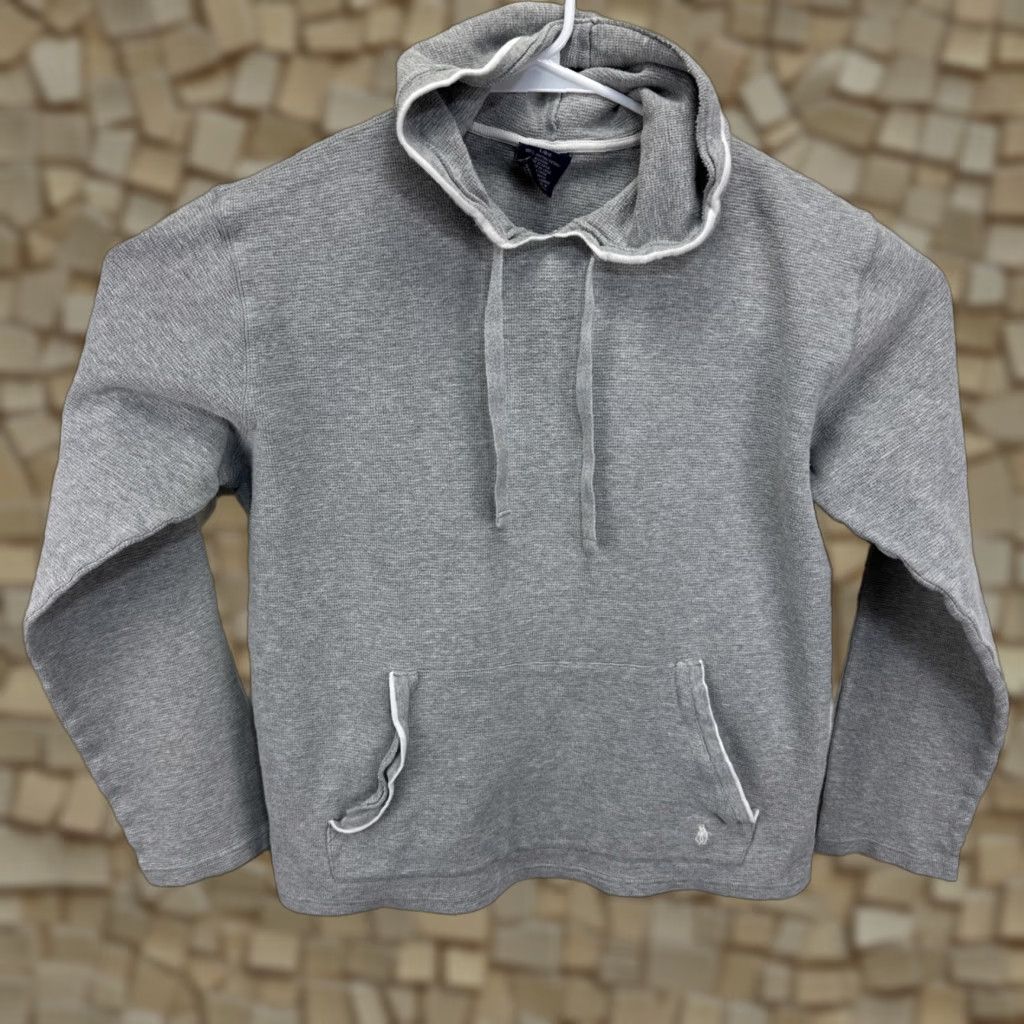 Polo Ralph Lauren Polo Ralph Lauren Sleepwear Hoodie Waffle Knit Thermal Long Sleeve Gray Large Mens Size US L / EU 52-54 / 3 - 1 Thumbnail