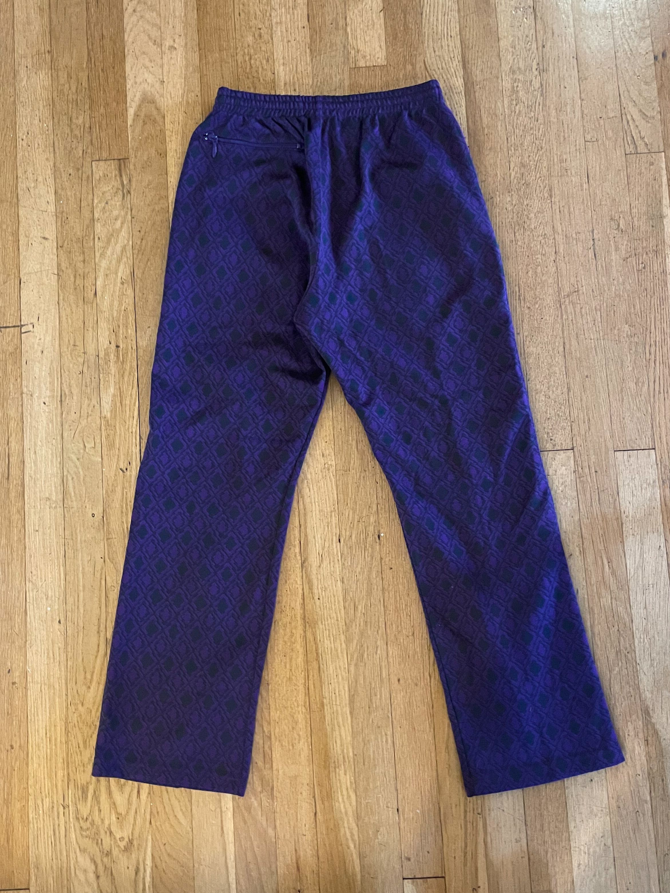 Needles Needles Purple Pattern Track Pants Size US 30 / EU 46 - 2 Thumbnail