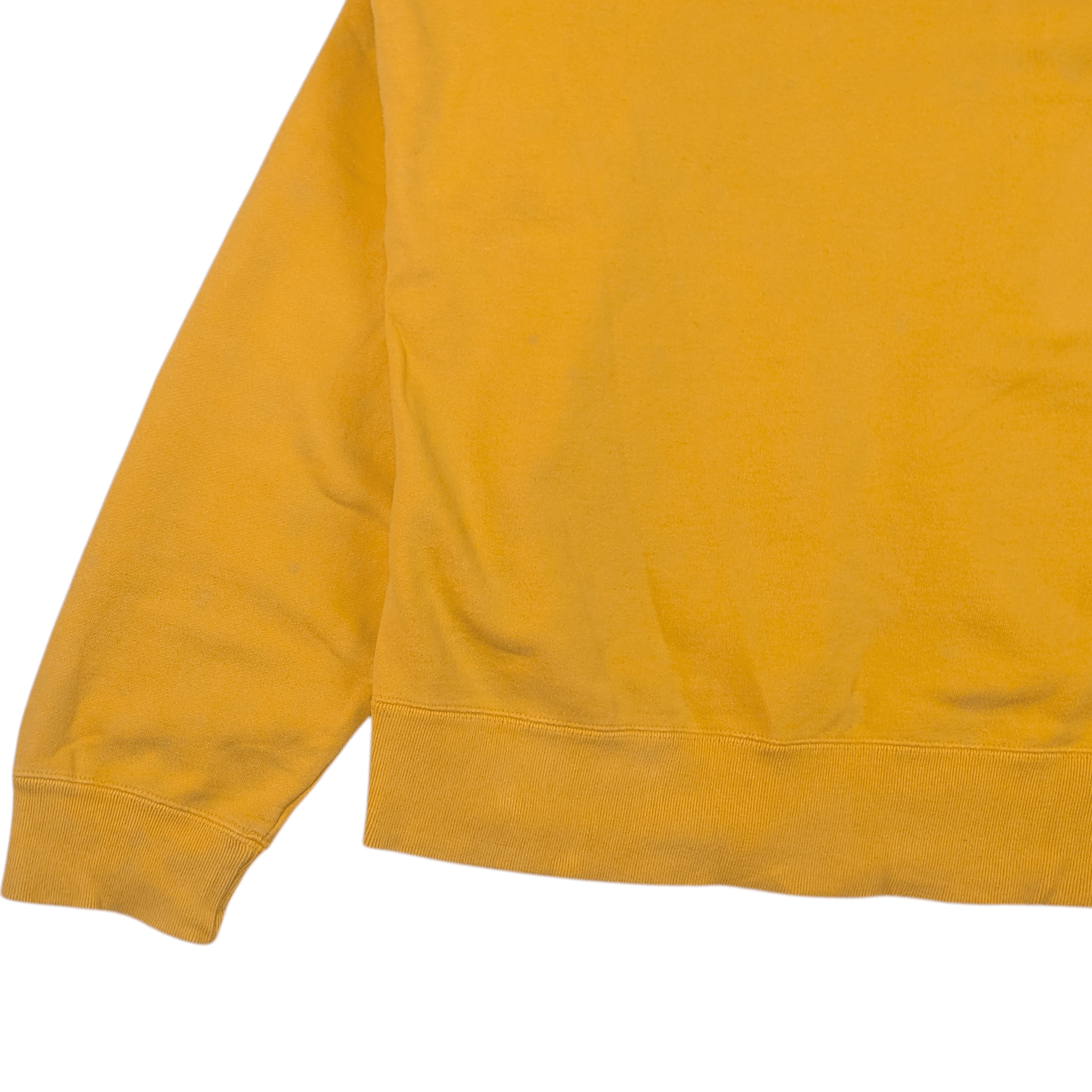 Japanese Brand Vintage 90's UNIQLO Yellow Plain Sweatshirts Jumper Size US XL / EU 56 / 4 - 13 Thumbnail