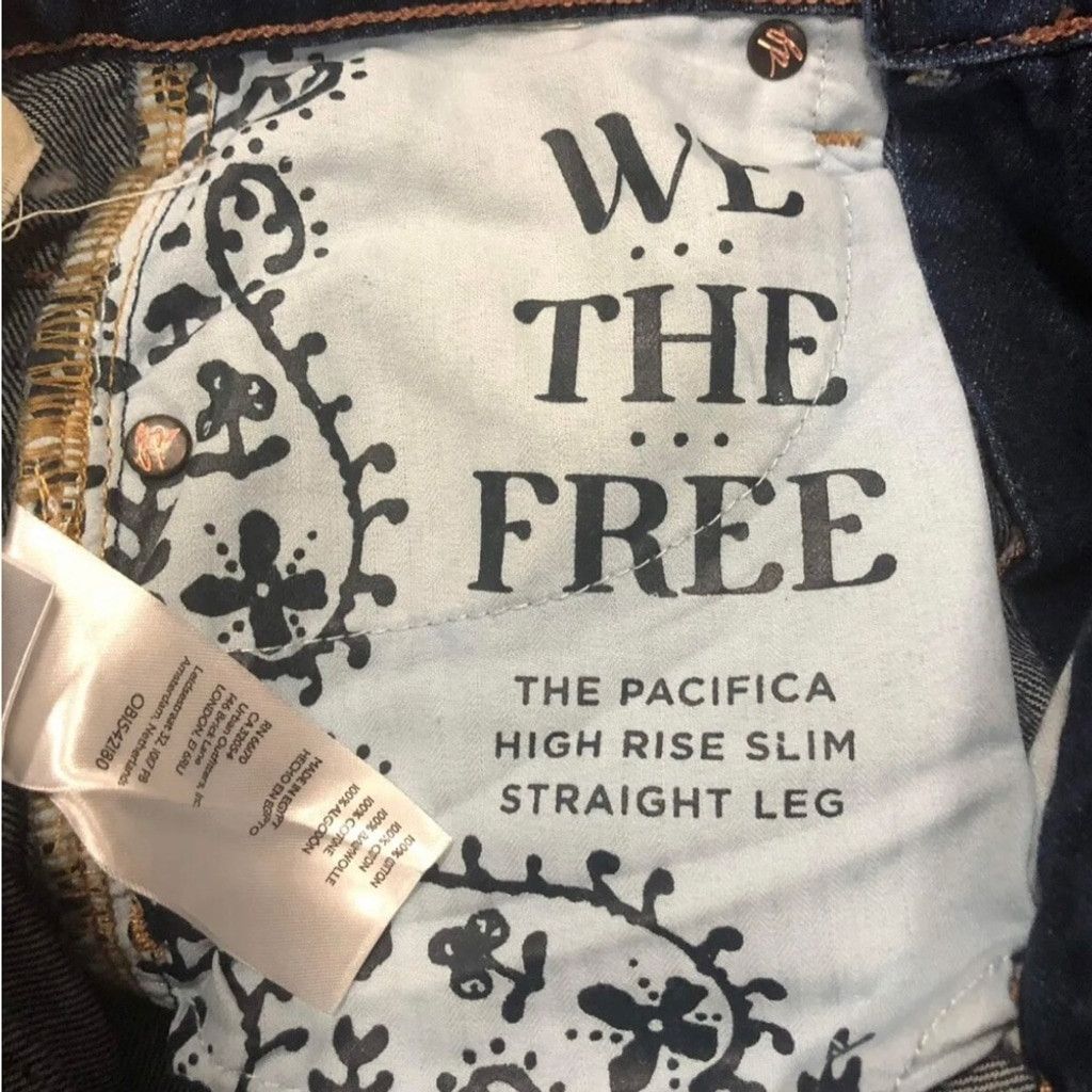 Free People Free People Pacifica Straight-Leg Jeans Size 25. B20 Size 25" / US 0 / IT 36 - 6 Thumbnail