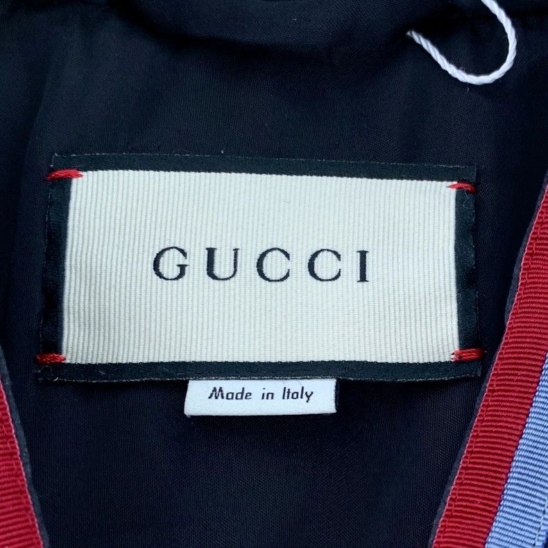 Gucci Gucci Beige striped V-neck single-breasted long-sleeved cot Size US XXS / EU 40 - 6 Thumbnail