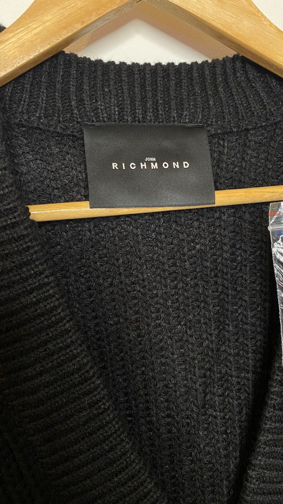 John Richmond Hohn Richmond Black Cardigan Size S / US 4 / IT 40 - 7 Thumbnail
