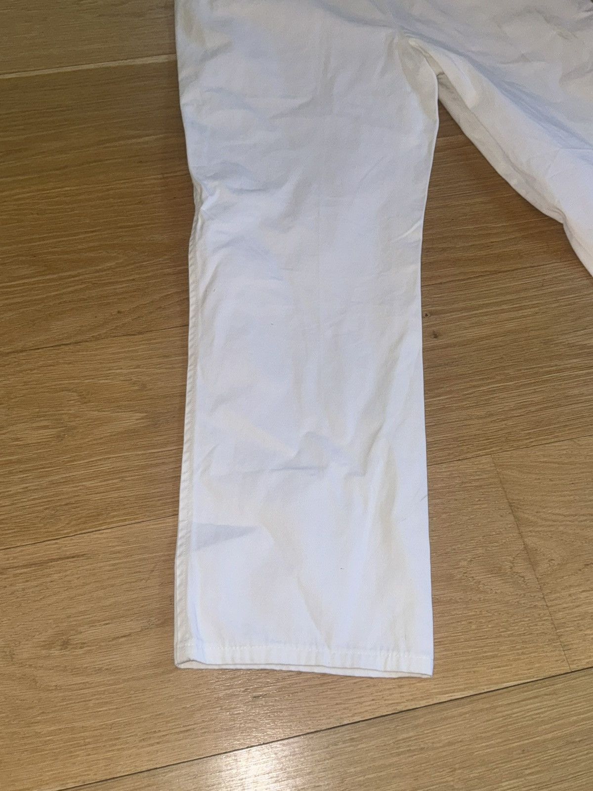 Prada vintage prada made italy 100% cotton white pants 36x29 m Size US 36 / EU 52 - 10 Thumbnail