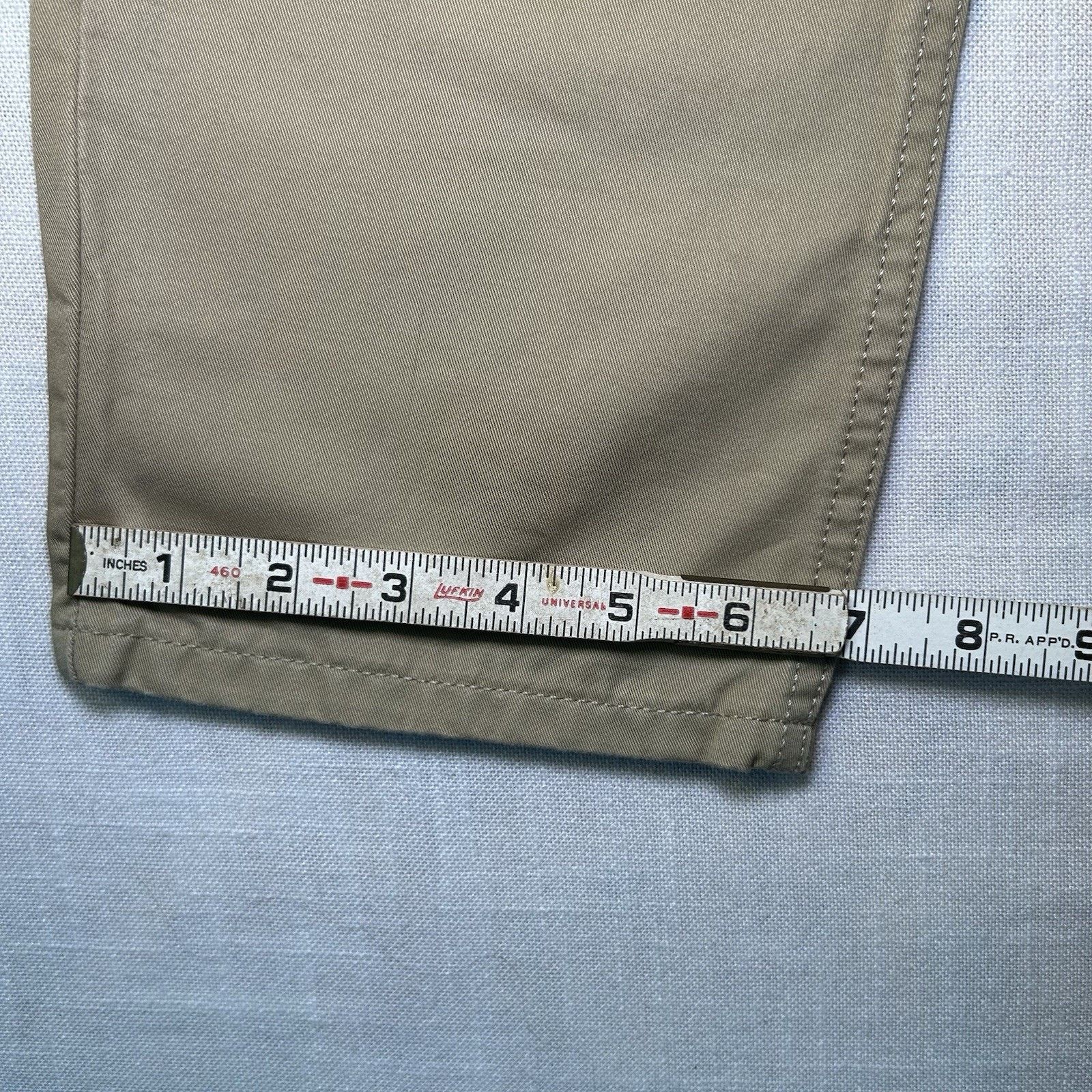 Levi's Levi's Regular Tapered Khaki 100% Cotton Pants Men's 30x32 Size US 30 / EU 46 - 6 Thumbnail