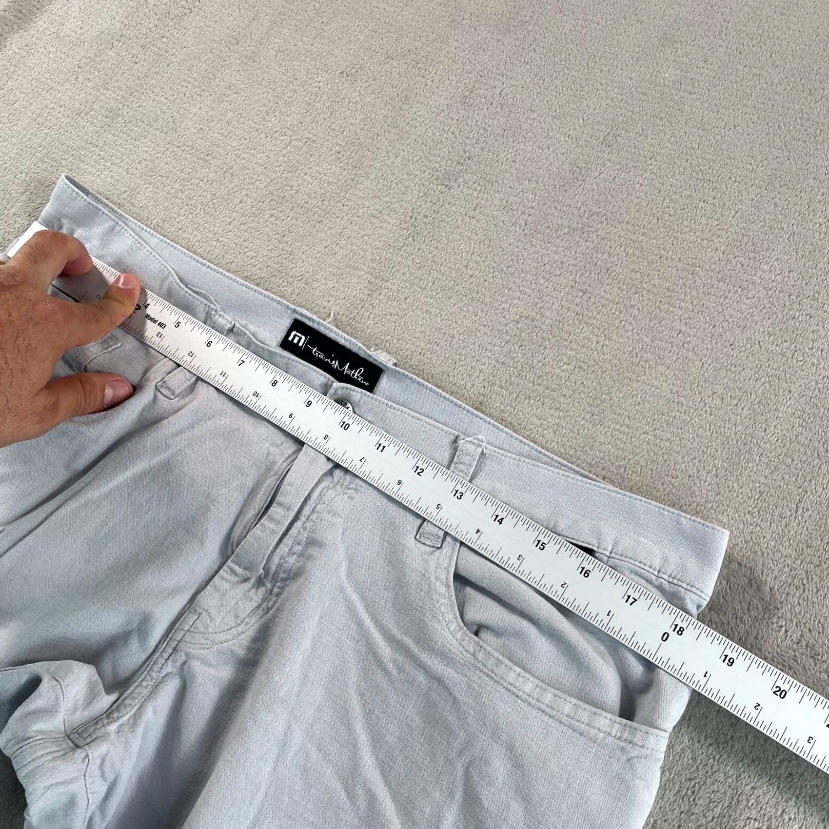 TravisMathew Travis Mathew Trifecta Golf Pants Men 36x30 Grey Performance Chino Size US 36 / EU 52 - 7 Thumbnail