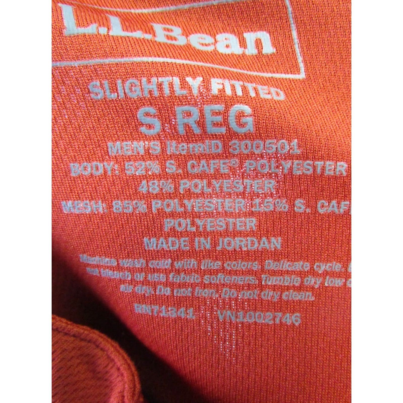 Vintage L.L.Bean Sweater Mens Small Red Hiking Quarter Zip Shirt Size US S / EU 44-46 / 1 - 3 Thumbnail