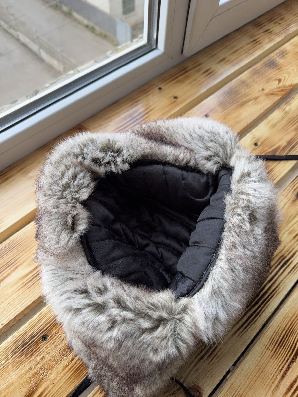 Le Grande Bleu (L.G.B.) Vintage Y2K Fuzzy Fur Ushanka Hat if six was nine LGB Style Size ONE SIZE - 8 Thumbnail