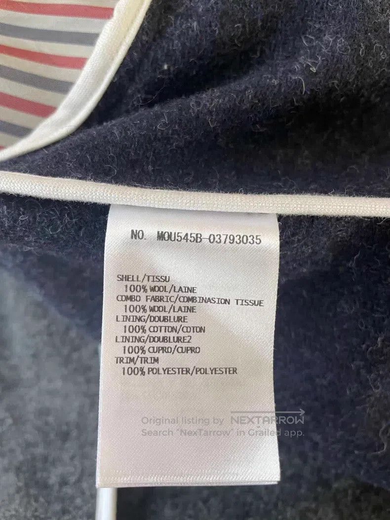 Thom Browne Thom Browne Wool Coat Size US S / EU 44-46 / 1 - 6 Thumbnail