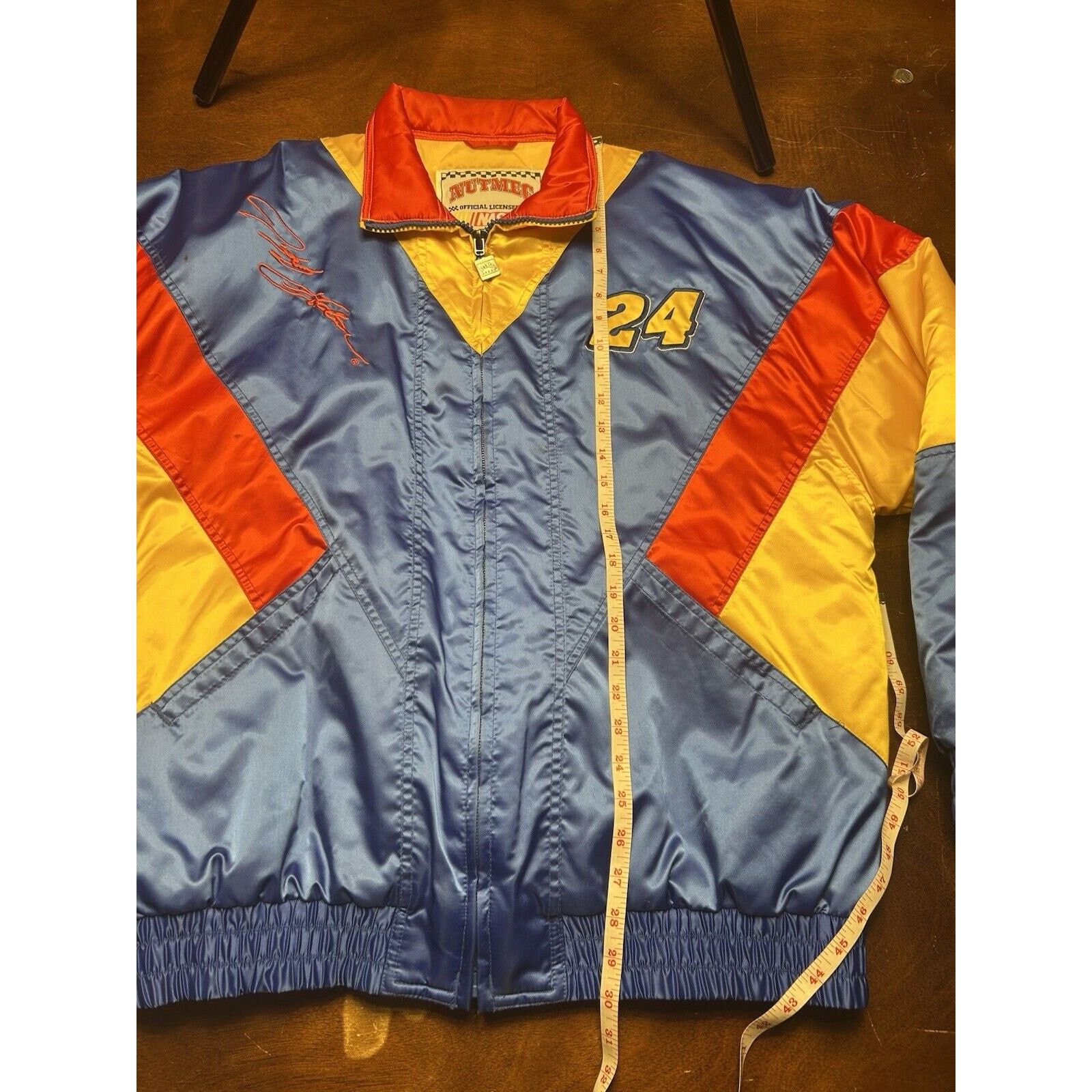 Nutmeg 90s/Y2K NASCAR Jeff Gordon #24 Nutmeg Racing Puffer Jacket Size US L / EU 52-54 / 3 - 8 Thumbnail