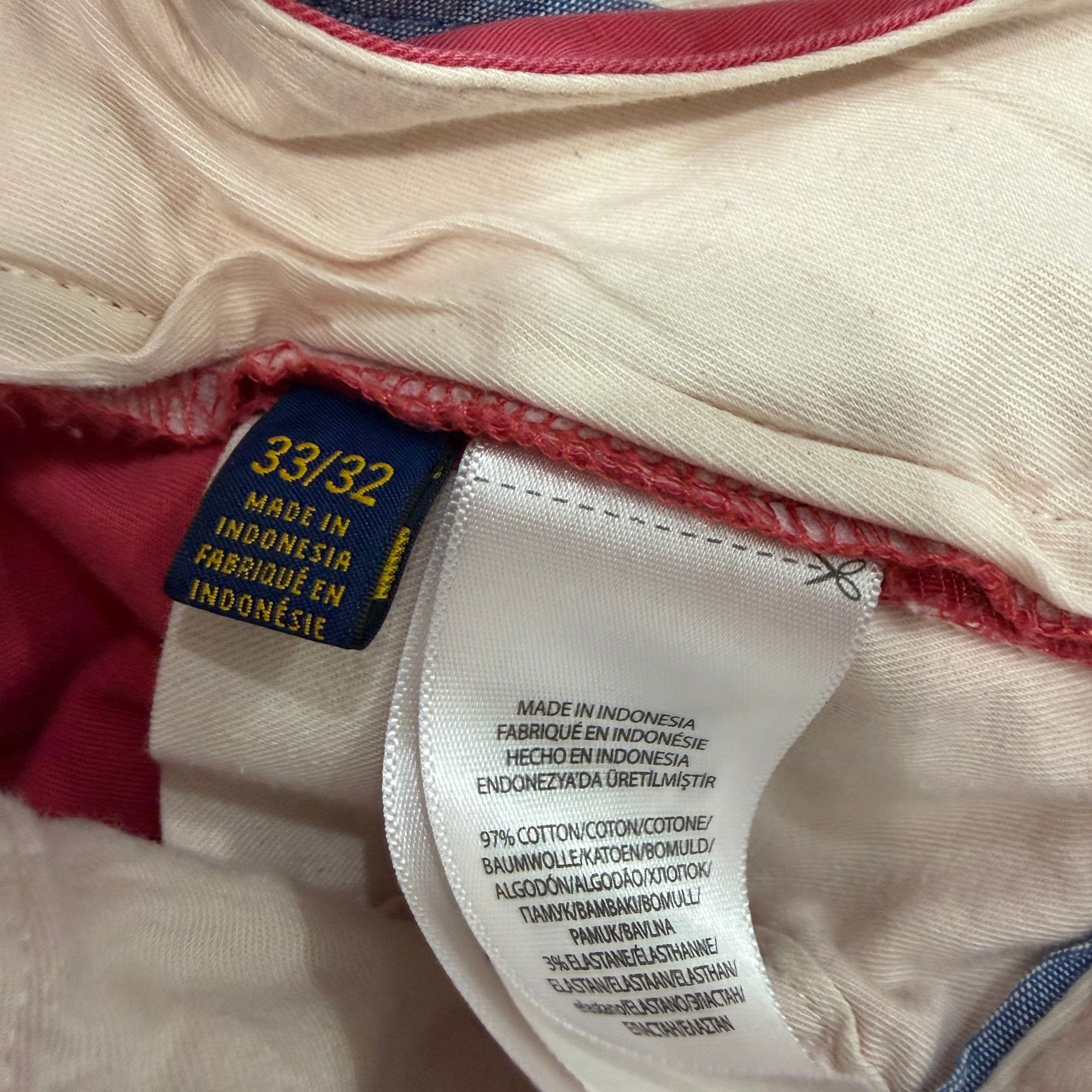 Polo Ralph Lauren Polo Ralph Lauren Classic Cotton Twill Chino Pants 33x32 Size US 33 - 5 Thumbnail