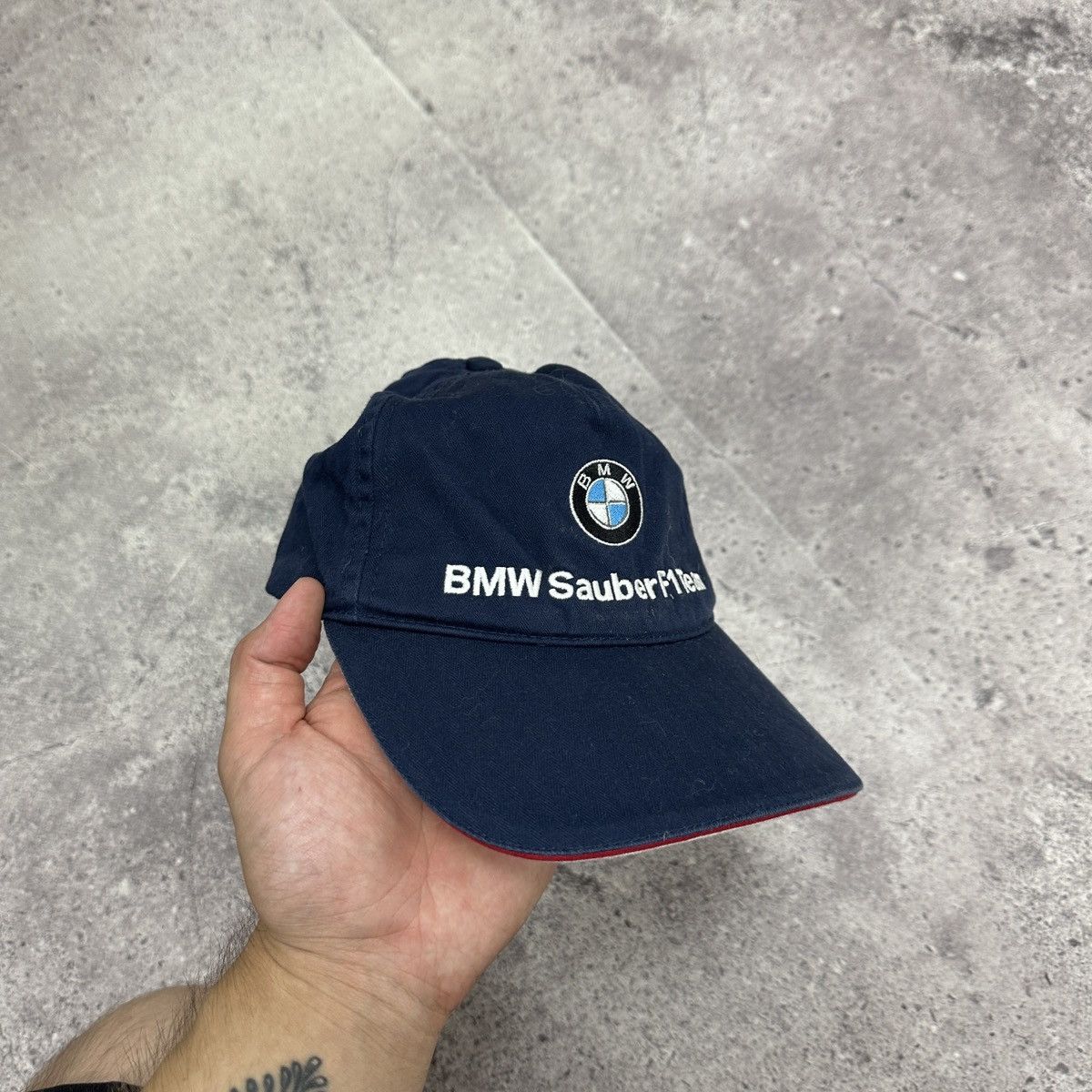 BMW Vintage 00s BMW Sauber F1 Racing Grand Prix Formula 1 cap Size ONE SIZE - 1 Thumbnail