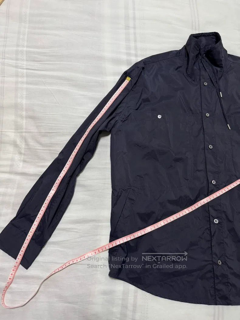 Hermes Hermes Sunscreen shirt, unique collar design, four large p Size US M / EU 48-50 / 2 - 6 Thumbnail