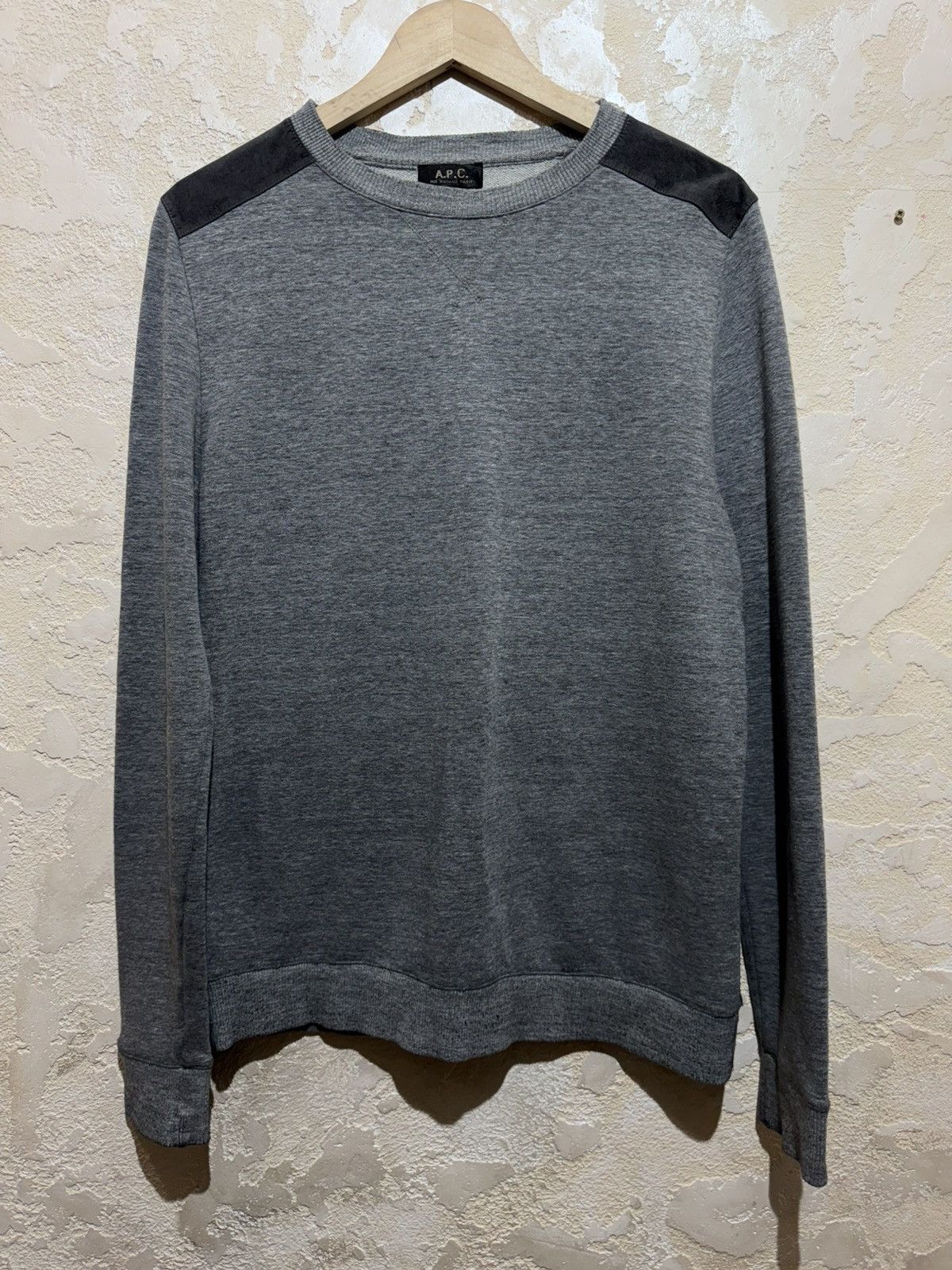 A.P.C. A.P.C Gray Sweater Long Sleeve Size S Size US S / EU 44-46 / 1 - 1 Thumbnail