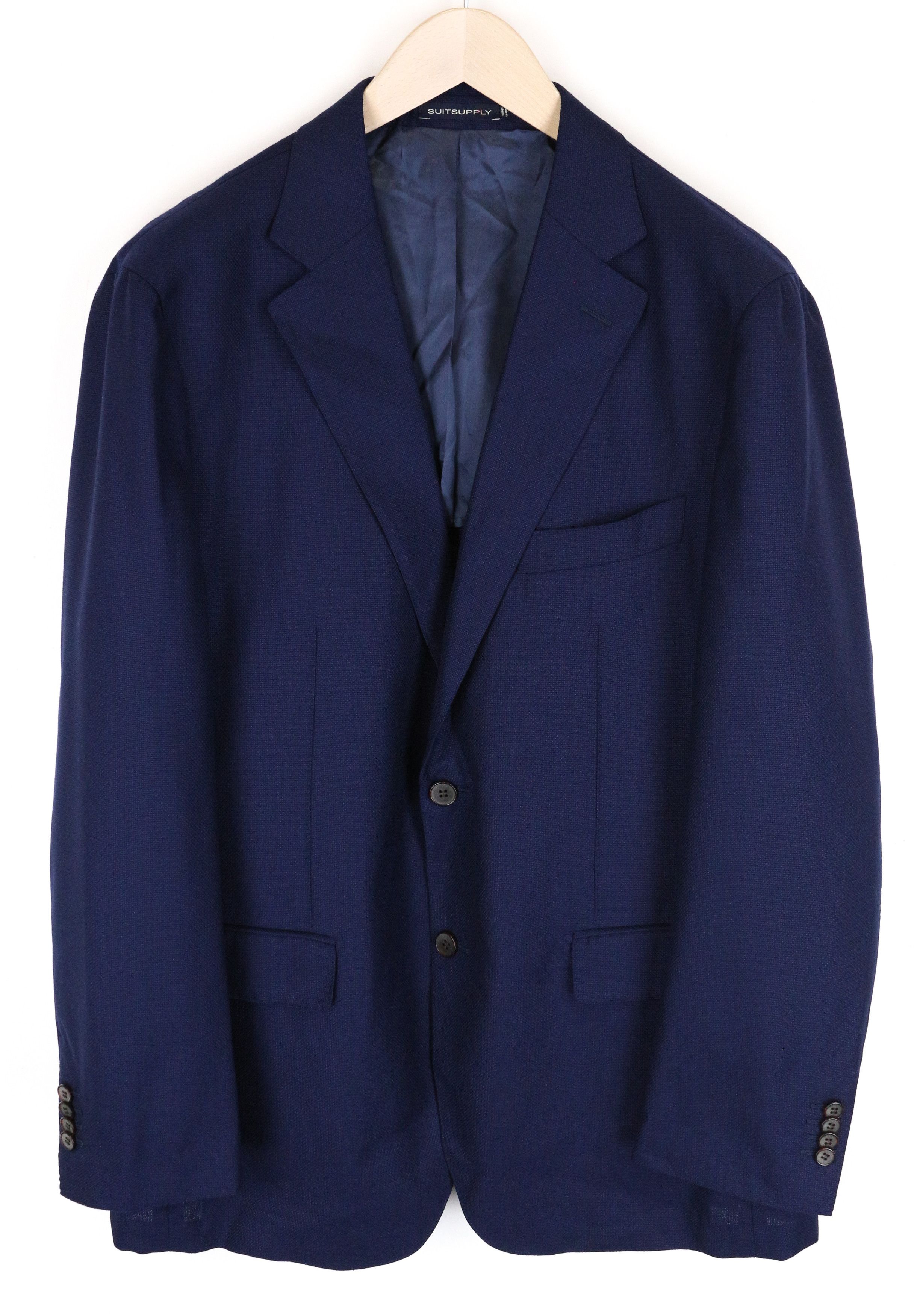Suitsupply HAVANA UK48R Blue Wool Slim Blazer 61500 Size 48R - 1 Thumbnail