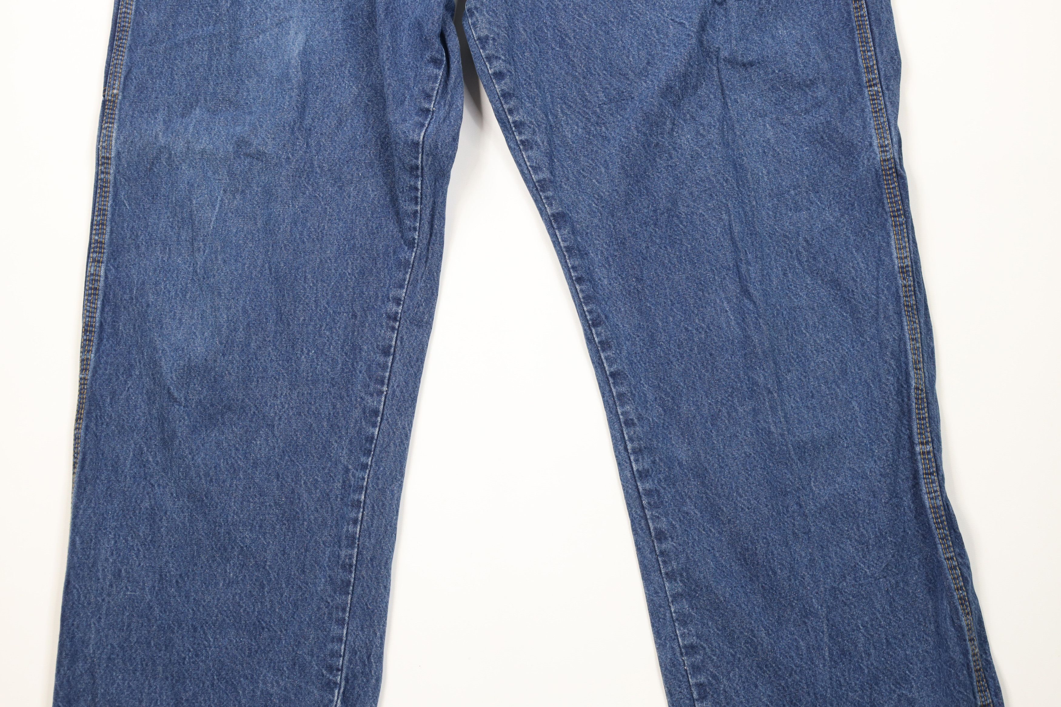 Vintage Vintage 90s Streetwear Workwear Wide Leg Dungaree Jeans USA Size US 42 / EU 58 - 3 Thumbnail