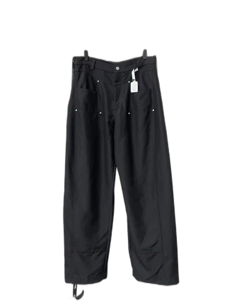 Louis Vuitton Wide-Leg Cargo Pants with Decoration-yf