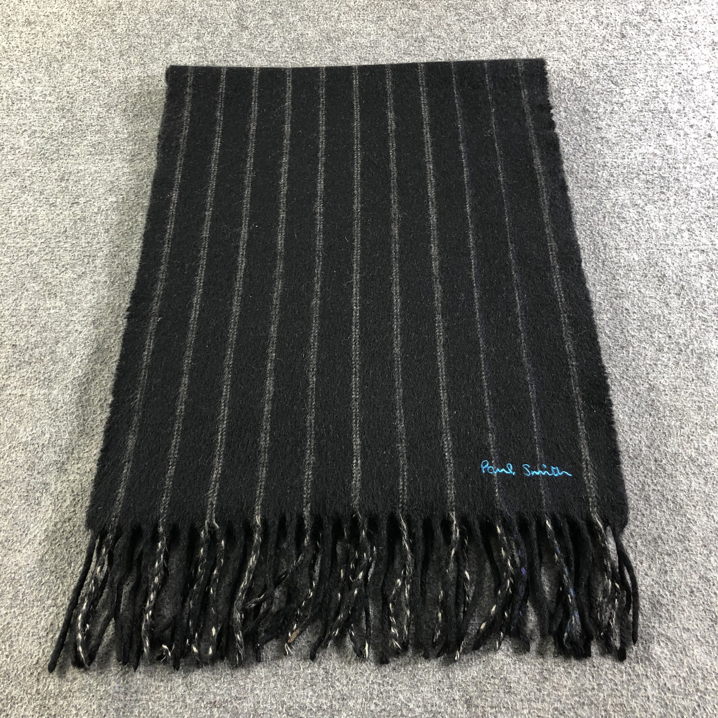 Paul Smith Paul Smith Striped Cashmere Scarf Muffler V1870 Size ONE SIZE - 3 Thumbnail