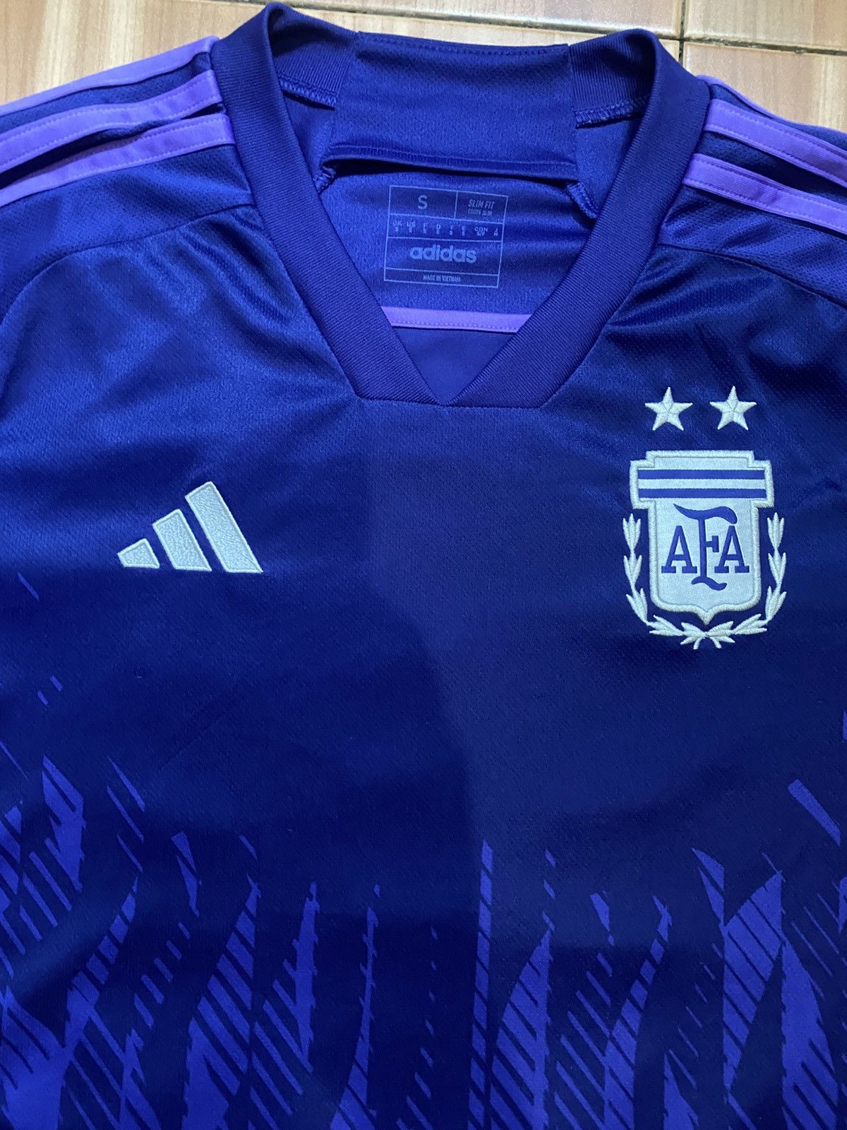 Adidas Adidas Argentina 2022 World Cup #10 Messi Away Shirt Jersey Size US S / EU 44-46 / 1 - 5 Thumbnail