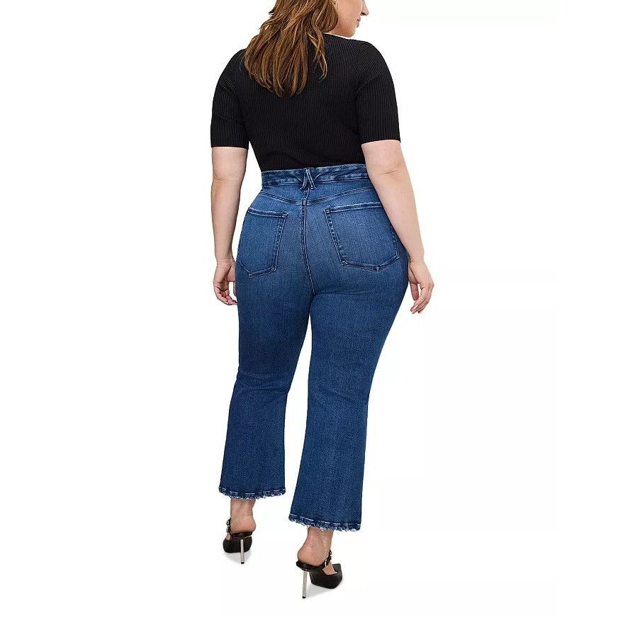 Good American Good American Women Indigo Good Legs Bootcut Jeans Size 16 Size 38" / US 16 / IT 52 - 5 Thumbnail