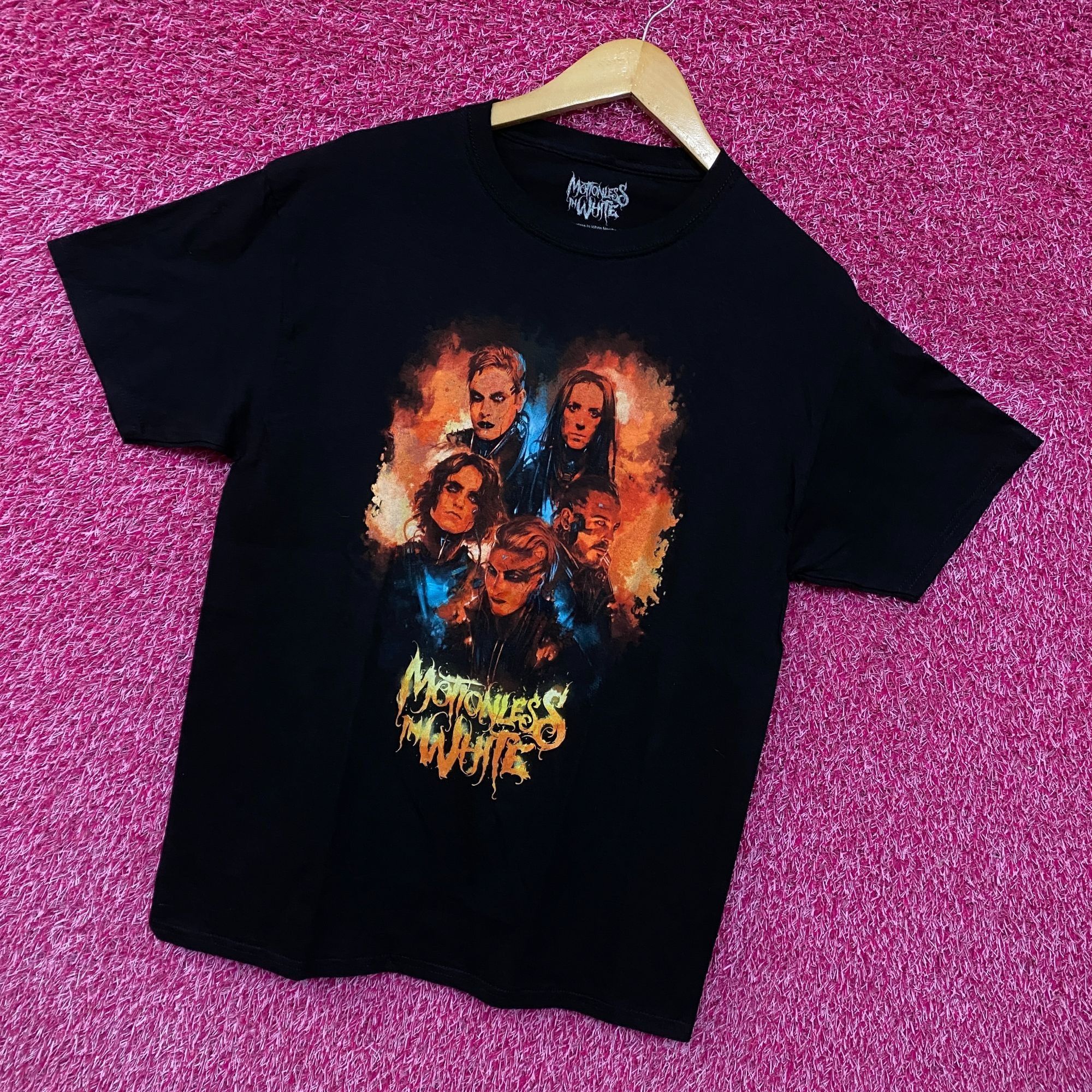 Band Tees Motionless in White Watercolor Portrait T-shirt size large Size US L / EU 52-54 / 3 - 3 Thumbnail
