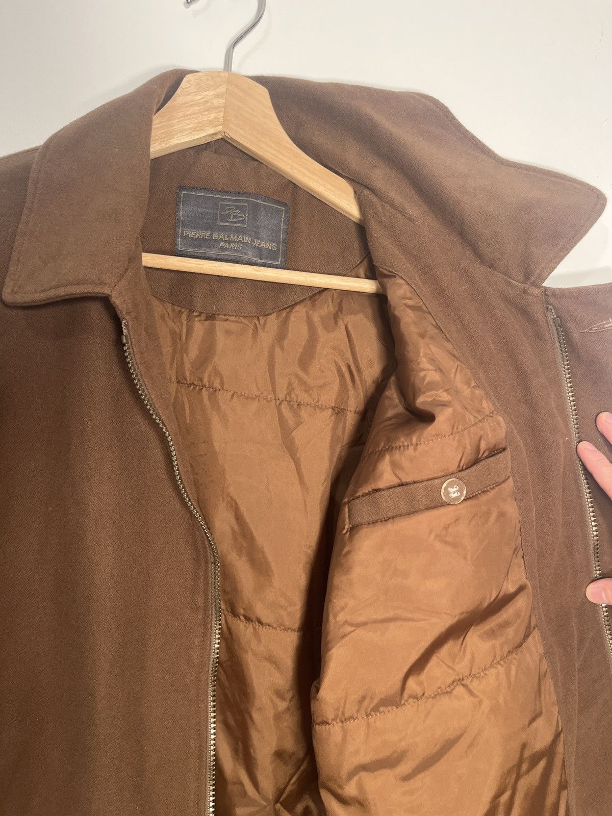Pierre Balmain Vintage Pierre Balmain brown light jacket Size US M / EU 48-50 / 2 - 9 Thumbnail