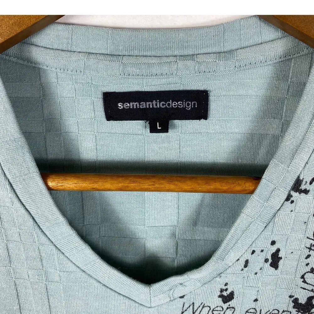 semanticdesign SEMANTIC DESIGN Poetry Paint Splatter Design Tee Shirt Large Size US M / EU 48-50 / 2 - 5 Thumbnail